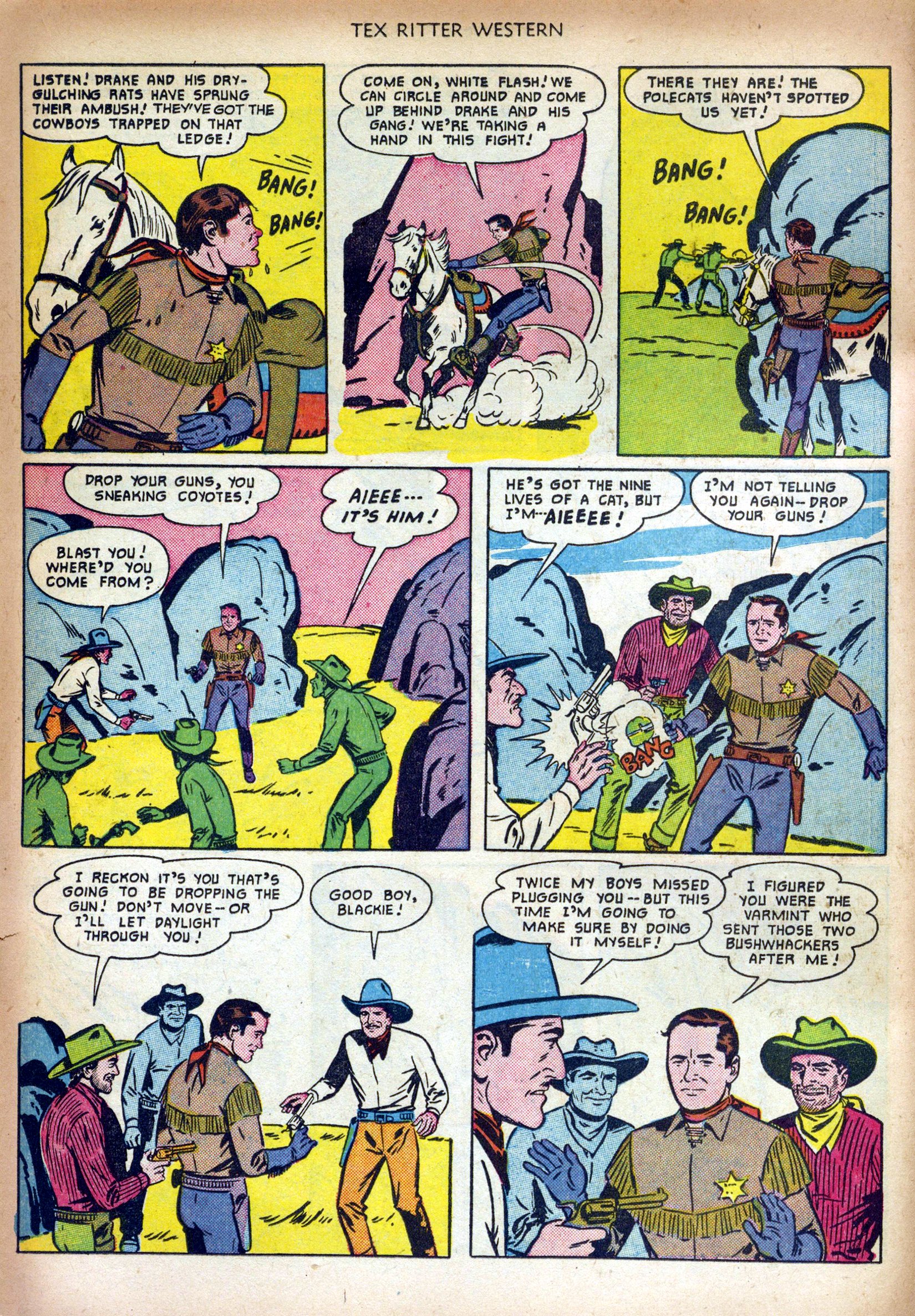 Read online Tex Ritter Western comic -  Issue #5 - 14