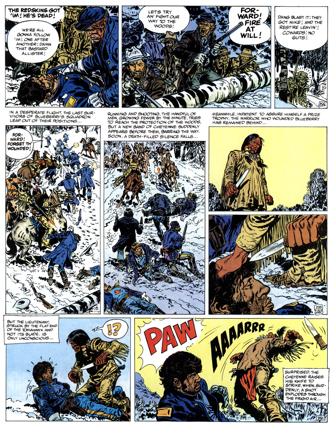 Read online Epic Graphic Novel: Lieutenant Blueberry comic -  Issue #3 - 75