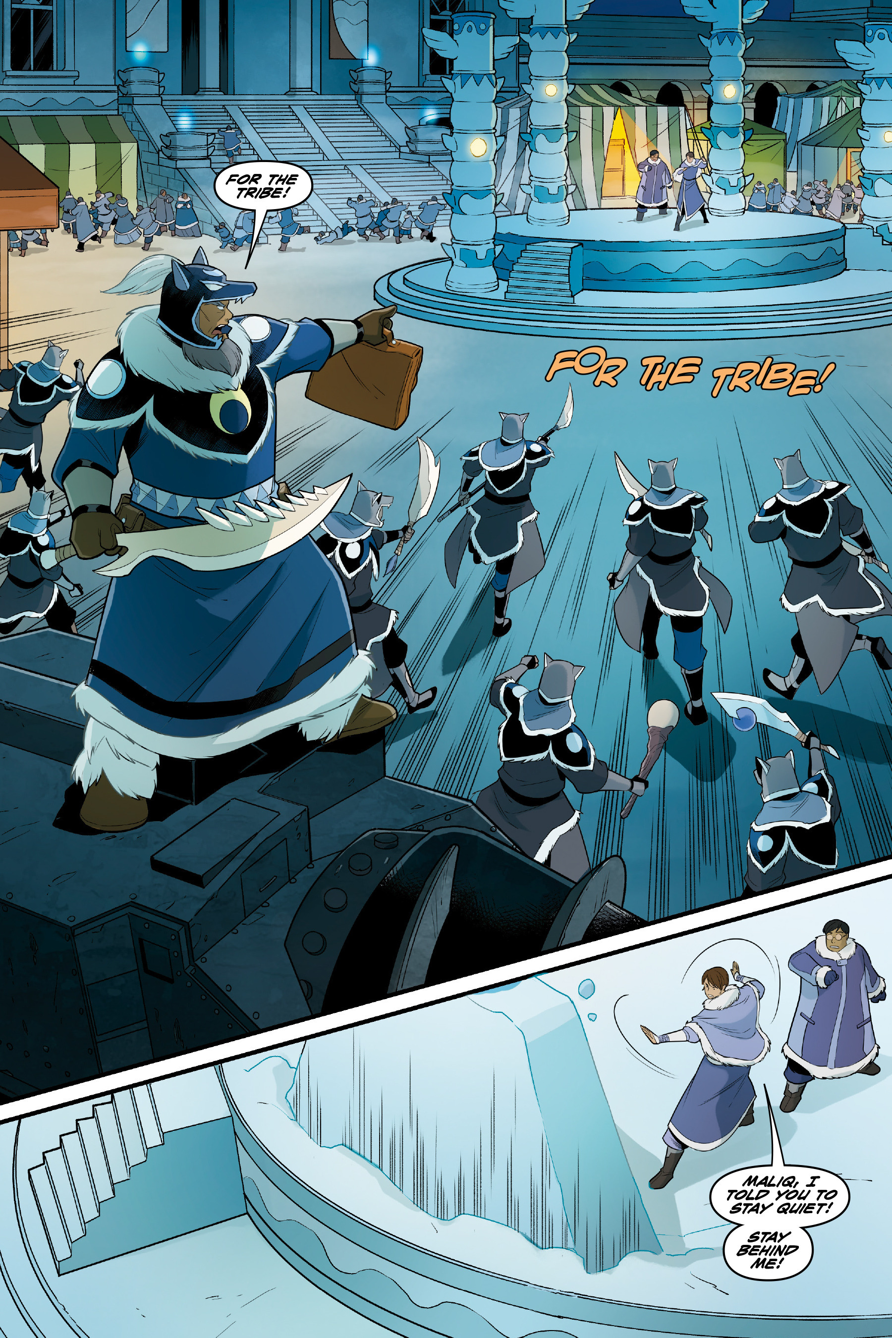 Read online Nickelodeon Avatar: The Last Airbender - North and South comic -  Issue #2 - 44