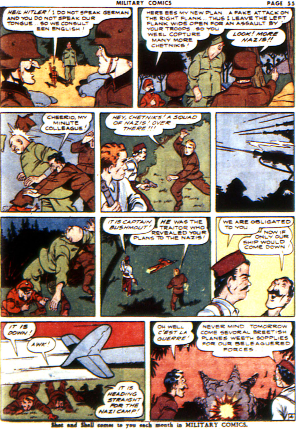 Read online Military Comics comic -  Issue #14 - 57