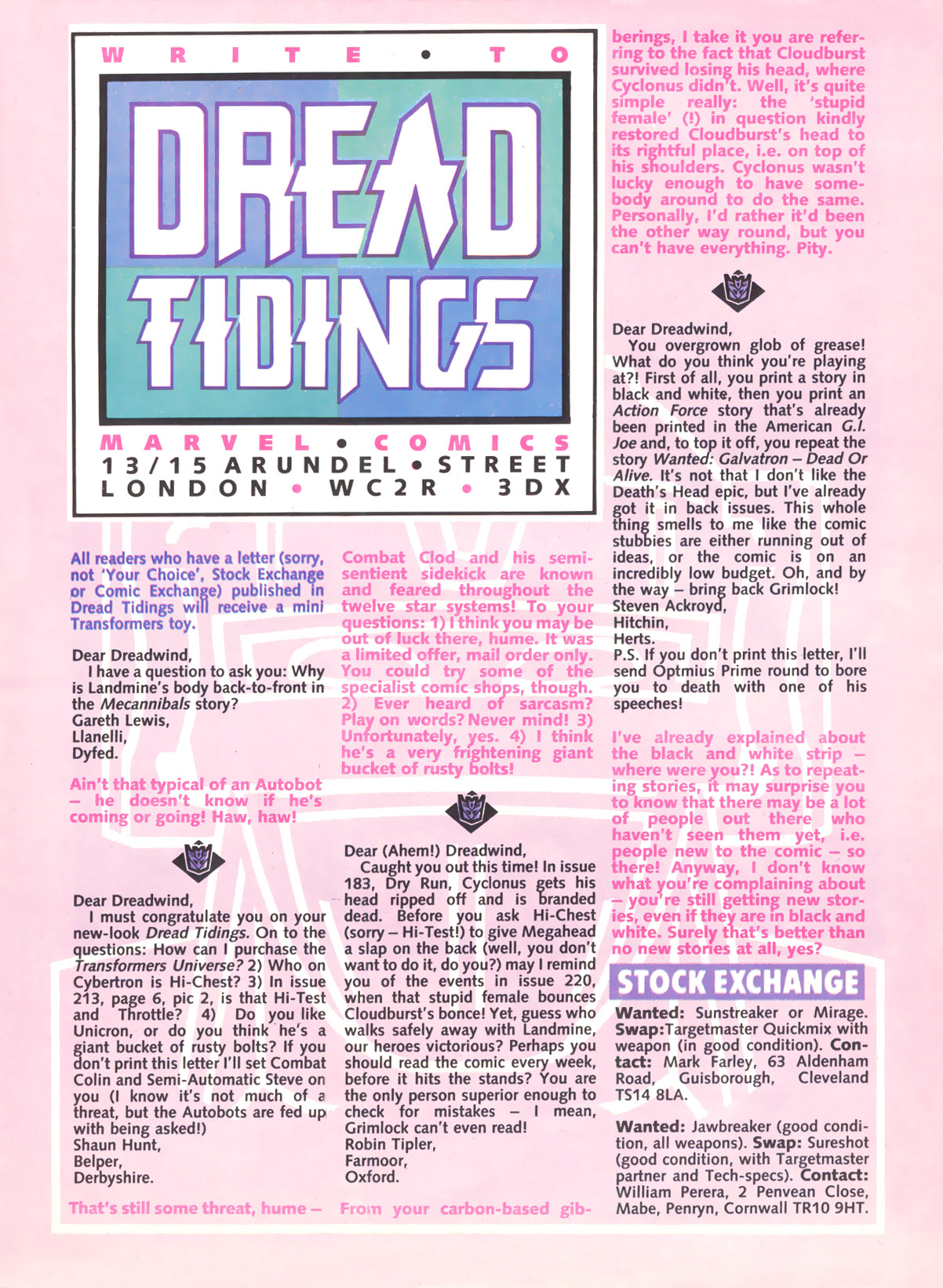 Read online The Transformers (UK) comic -  Issue #228 - 12