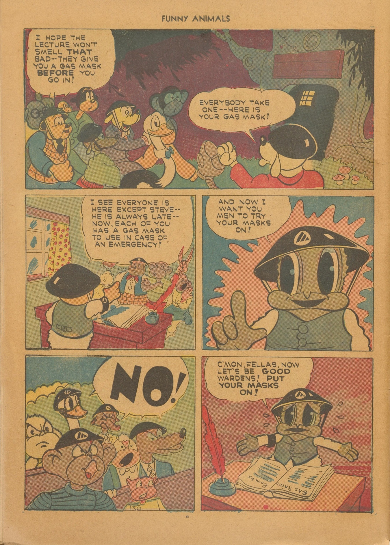Read online Fawcett's Funny Animals comic -  Issue #12 - 56