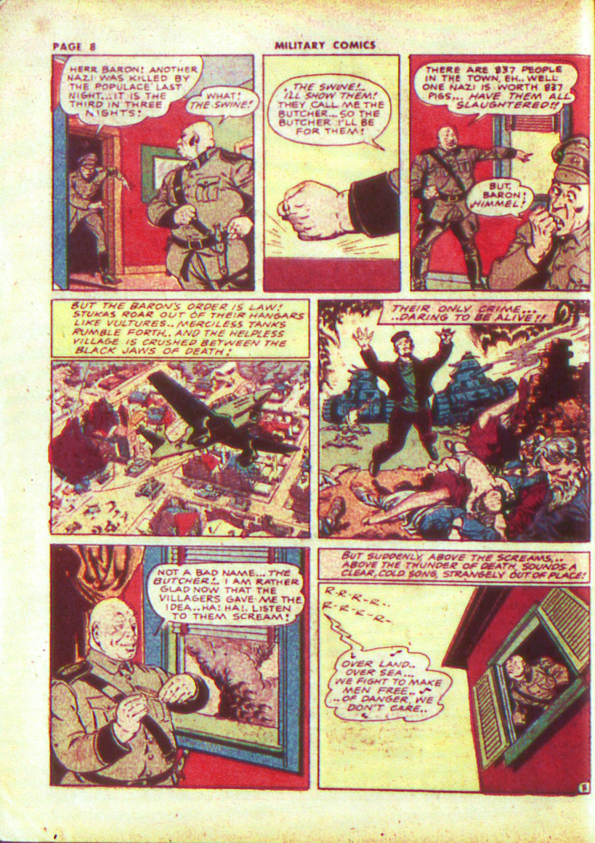 Read online Military Comics comic -  Issue #13 - 10