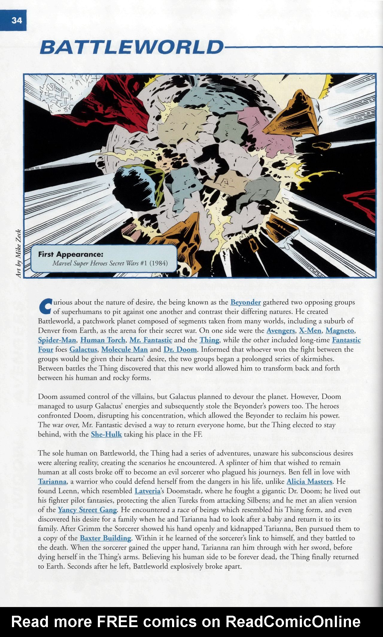 Read online Marvel Encyclopedia comic -  Issue # TPB 6 - 37