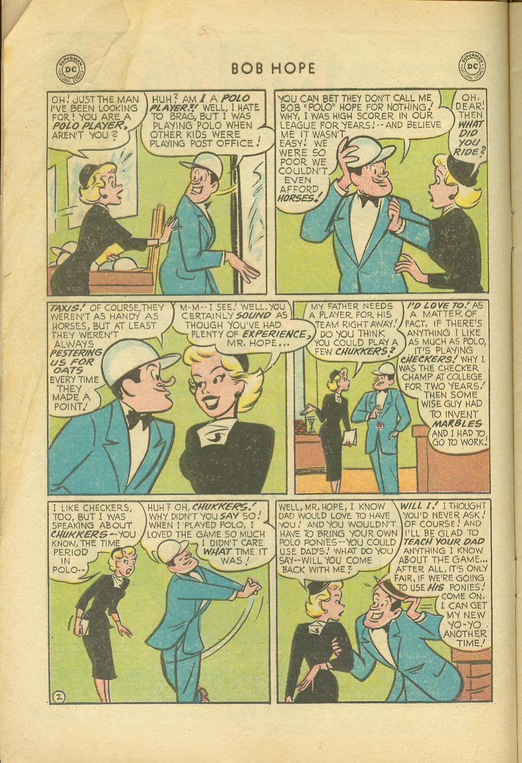 Read online The Adventures of Bob Hope comic -  Issue #39 - 4