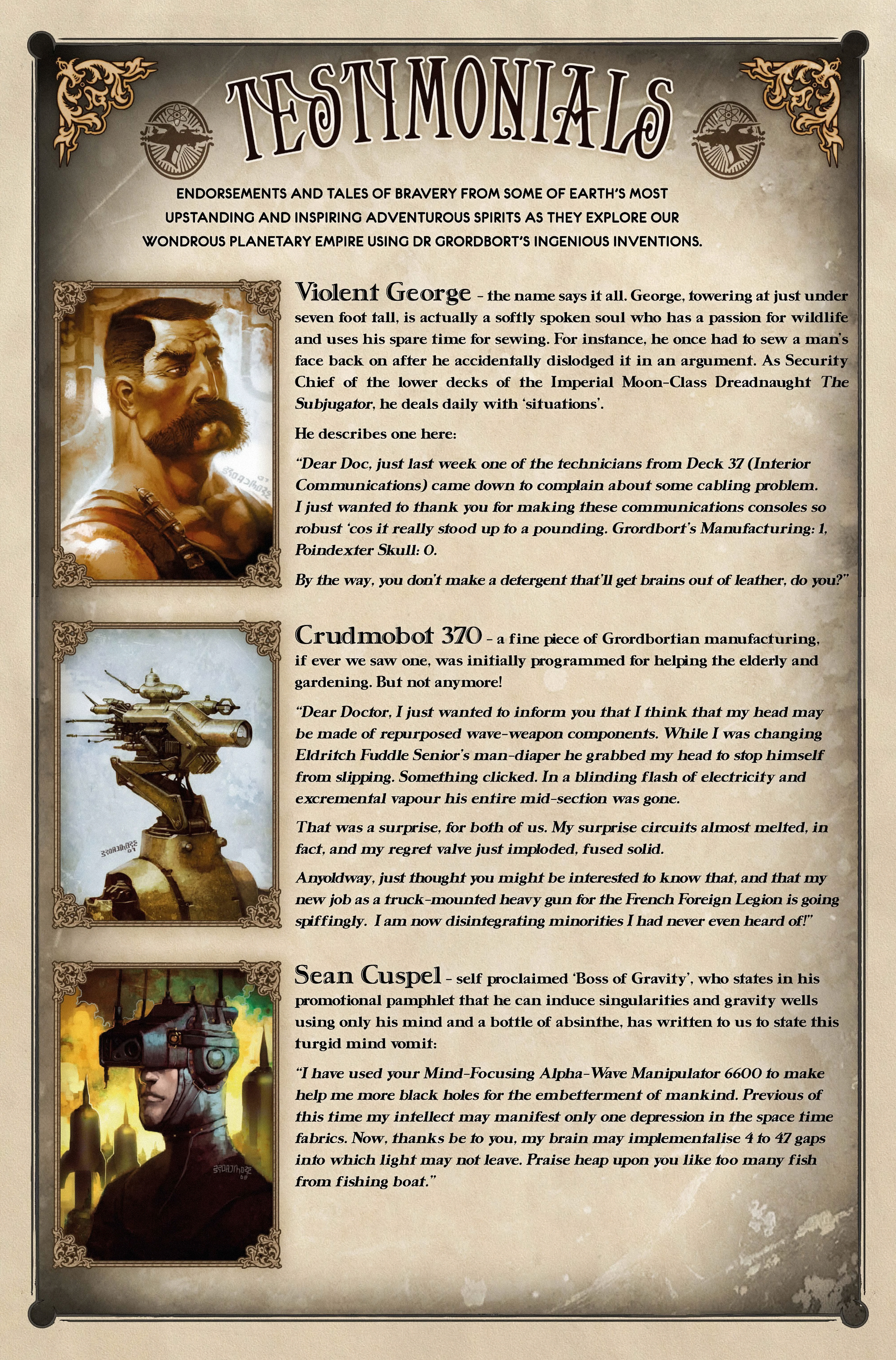 Read online Dr. Grordbort Onslaught comic -  Issue # TPB - 146