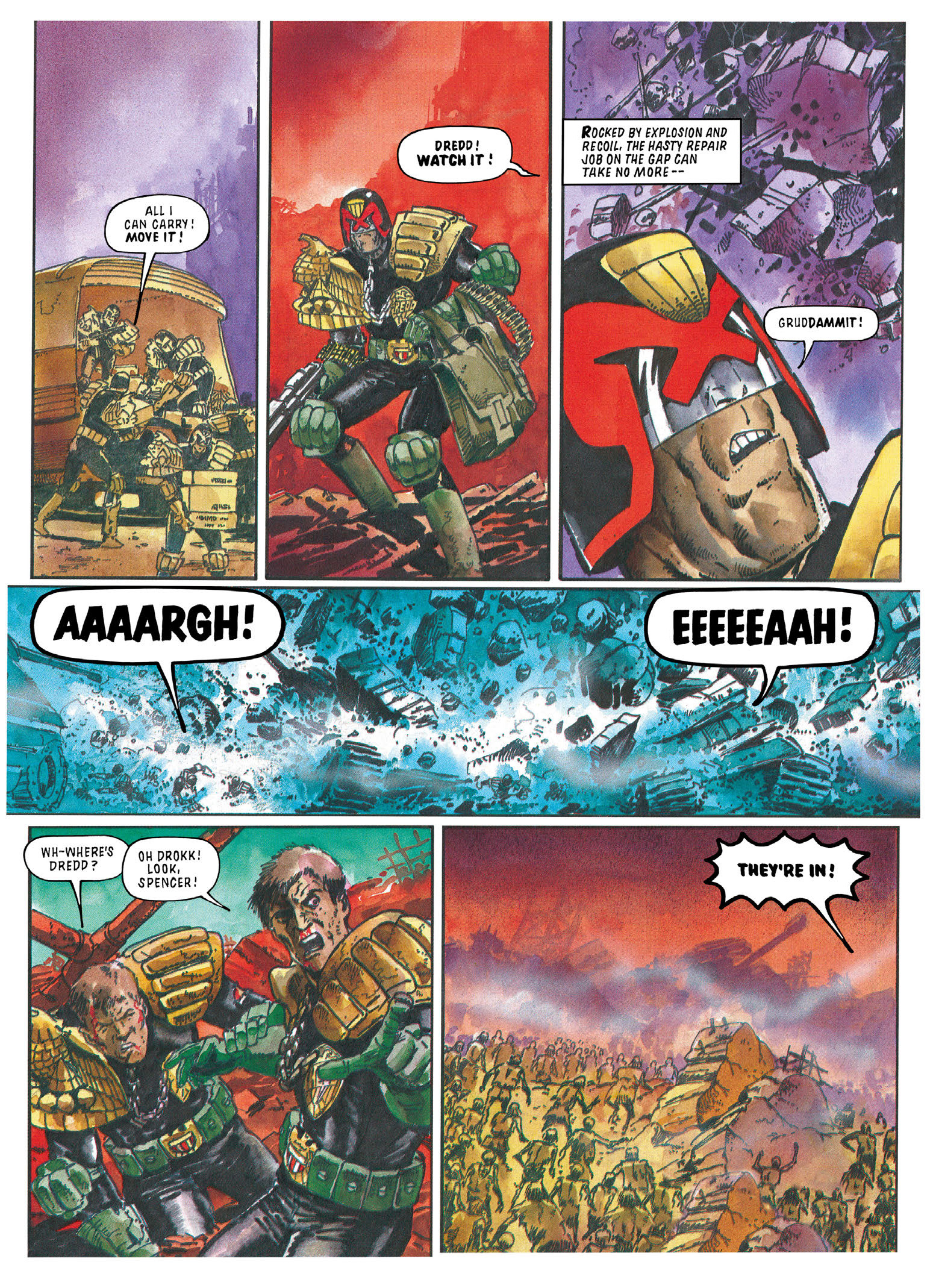 Read online Essential Judge Dredd: Judgement Day comic -  Issue # TPB - 56