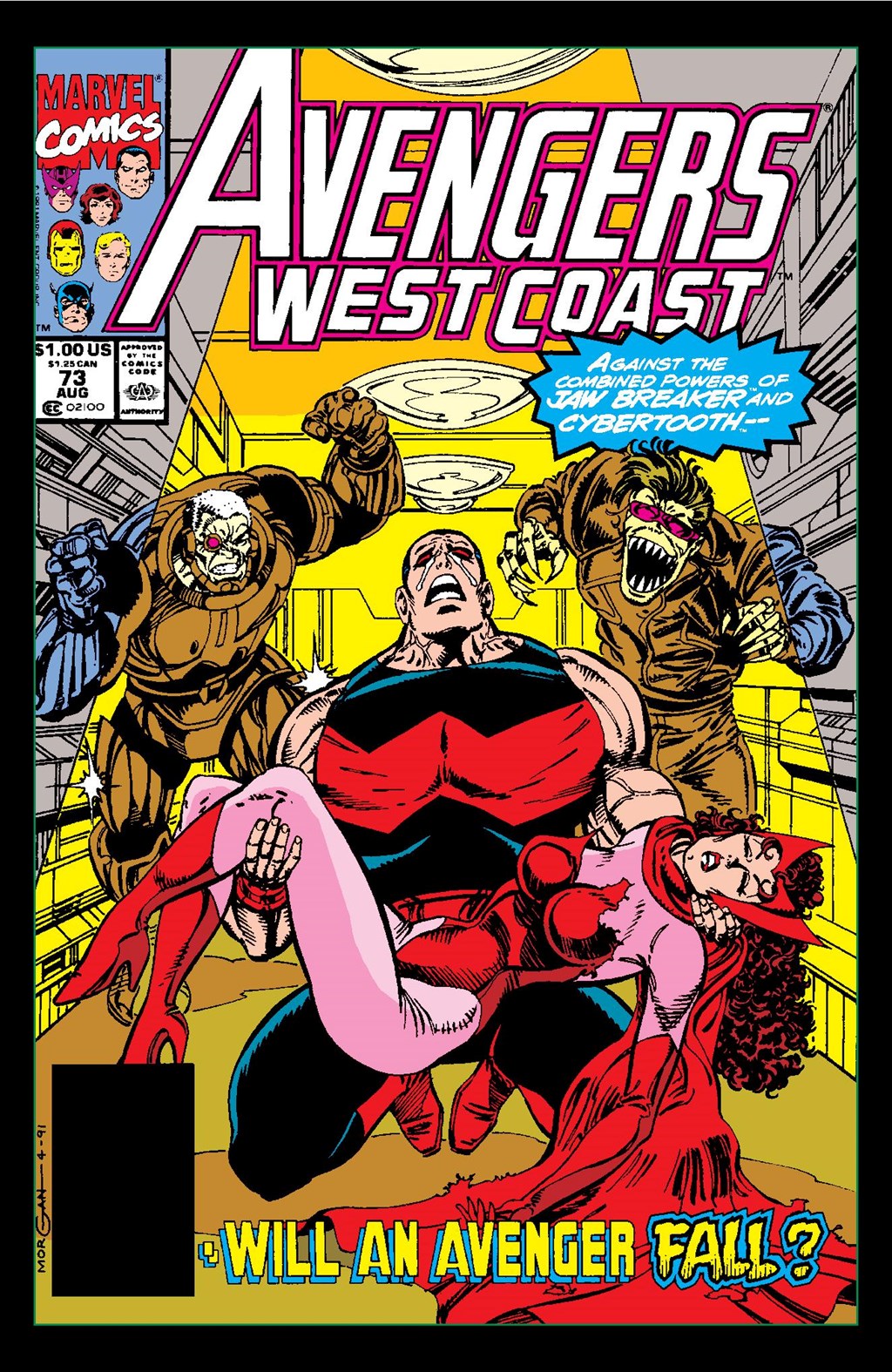 Read online Avengers West Coast Epic Collection: How The West Was Won comic -  Issue #Avengers West Coast Epic Collection California Screaming (Part 2) - 89