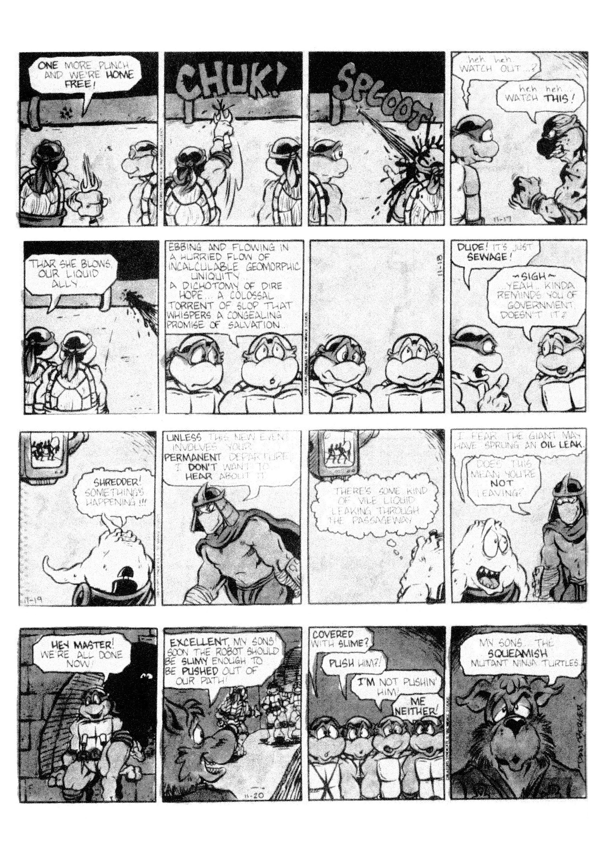 Read online Teenage Mutant Ninja Turtles: Complete Newspaper Daily Comic Strip Collection comic -  Issue # TPB 2 (Part 2) - 43