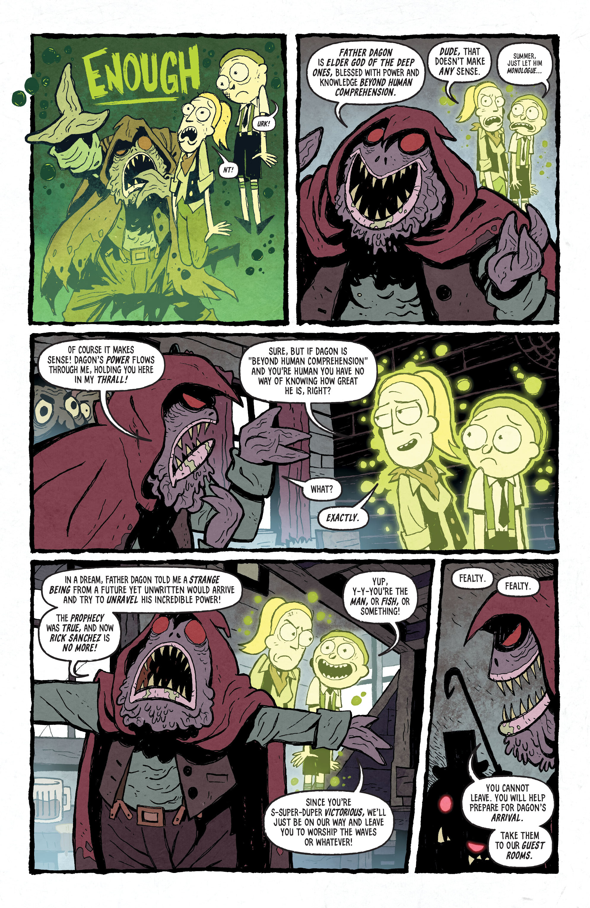 Read online Rick and Morty: vs. Cthulhu comic -  Issue # TPB - 34