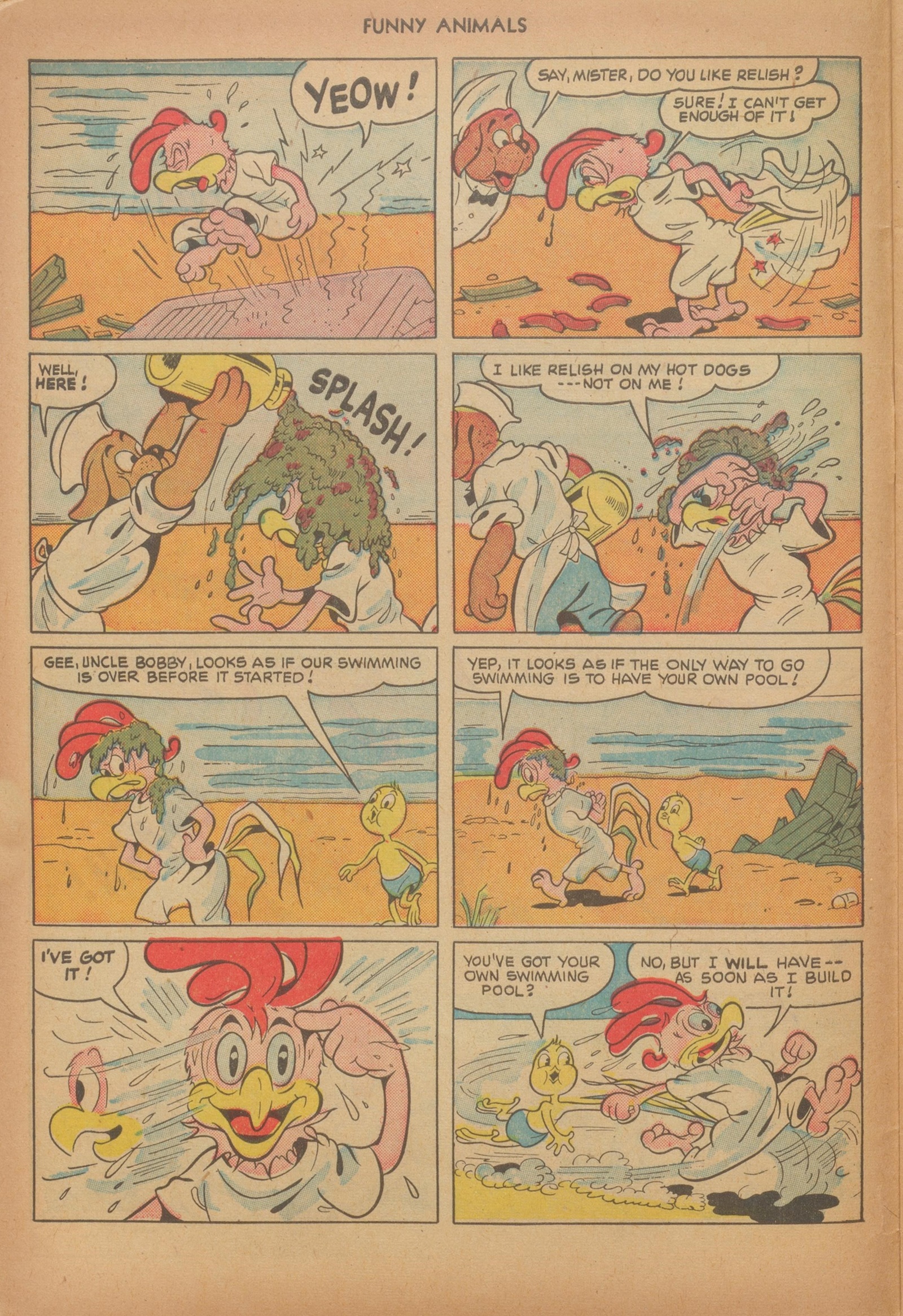 Read online Fawcett's Funny Animals comic -  Issue #72 - 10