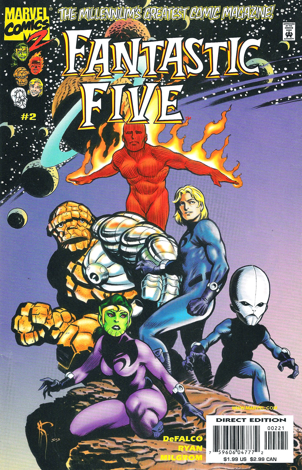 Read online Fantastic Five comic -  Issue #2 - 2