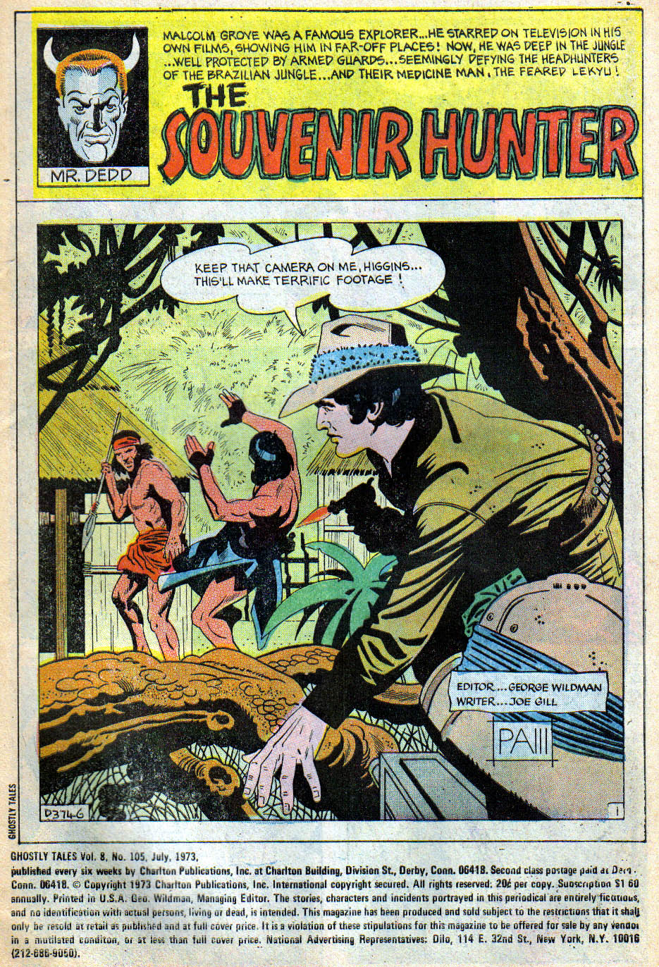 Read online Ghostly Tales comic -  Issue #105 - 2