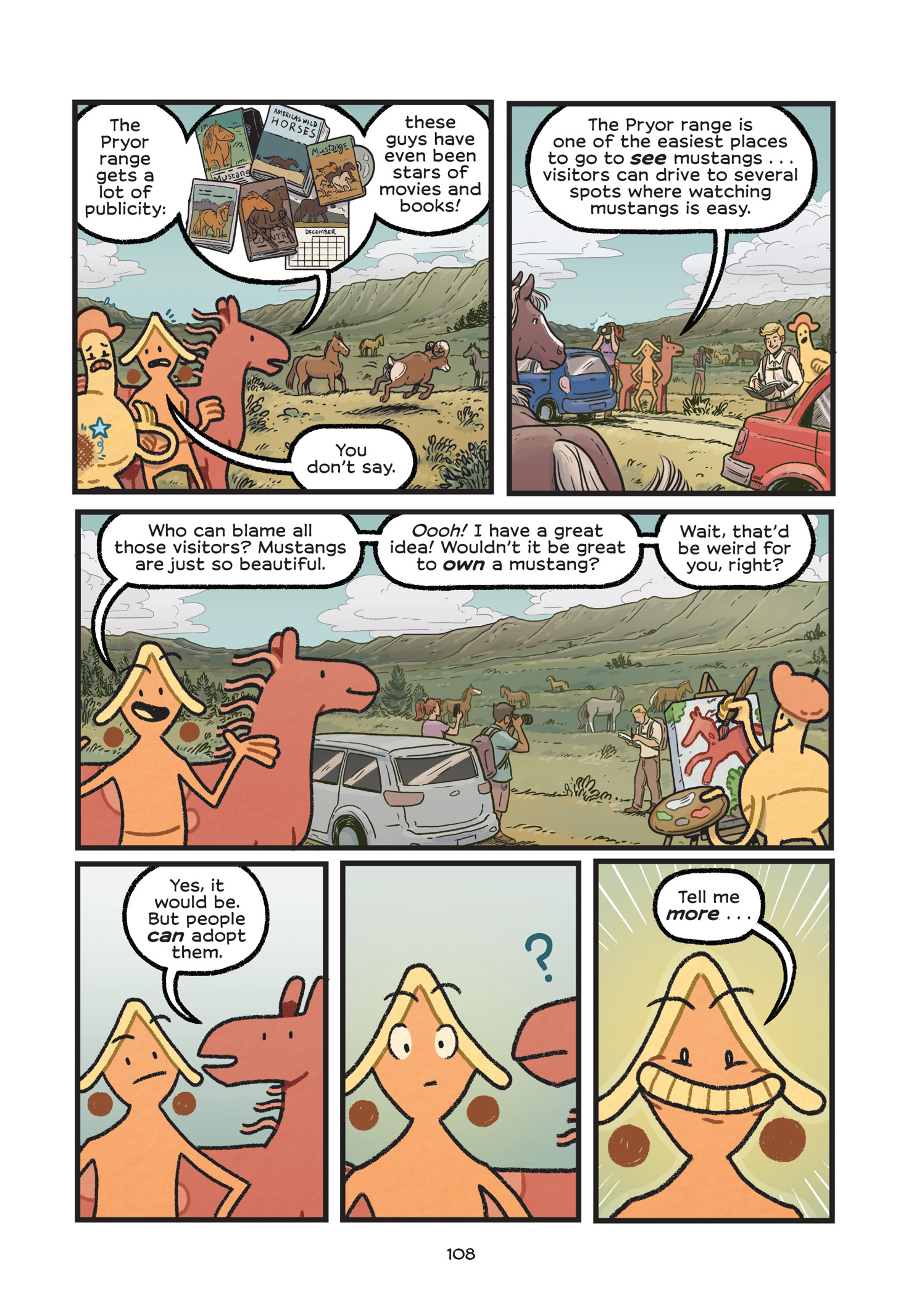 Read online History Comics comic -  Issue # The Wild Mustang - Horses of the American West - 101