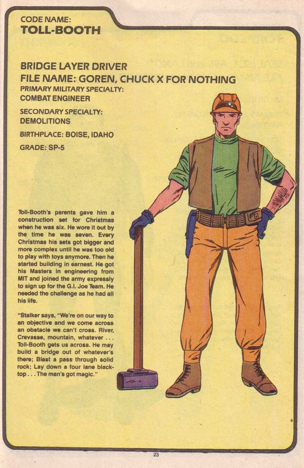 Read online The G.I. Joe Order of Battle comic -  Issue #2 - 25