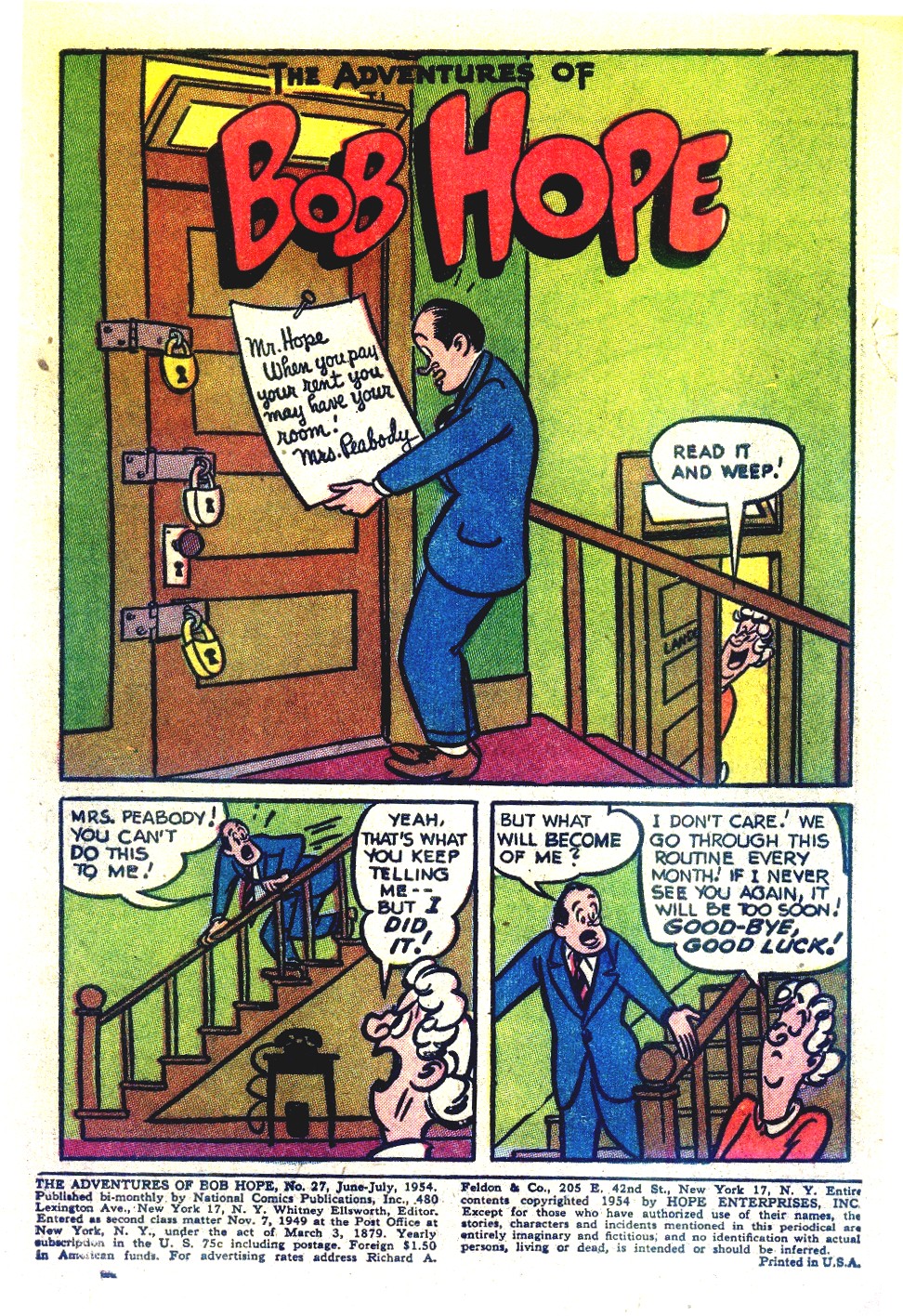 Read online The Adventures of Bob Hope comic -  Issue #27 - 3