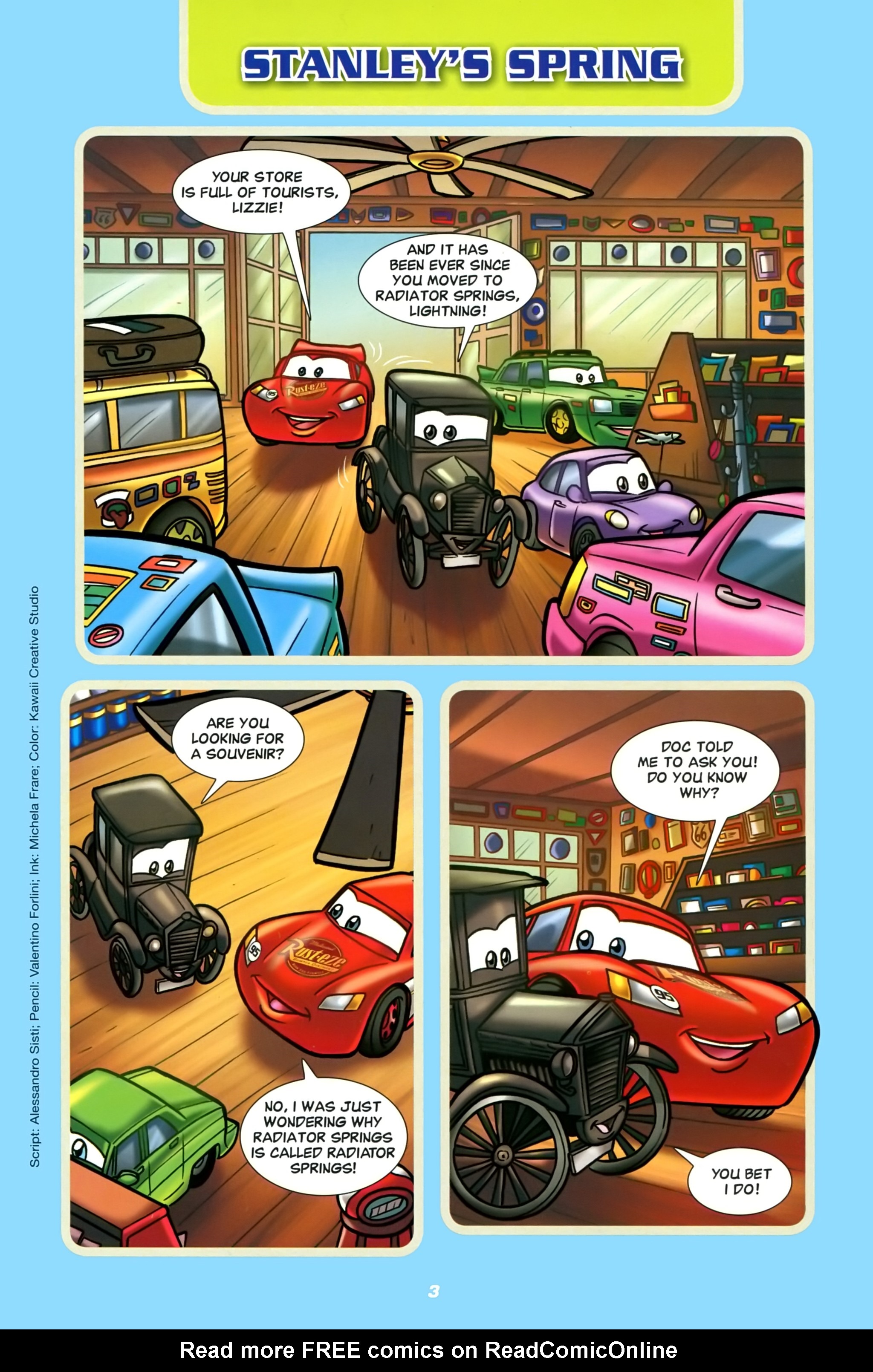 Read online Disney Pixar Cars comic -  Issue # Full - 3