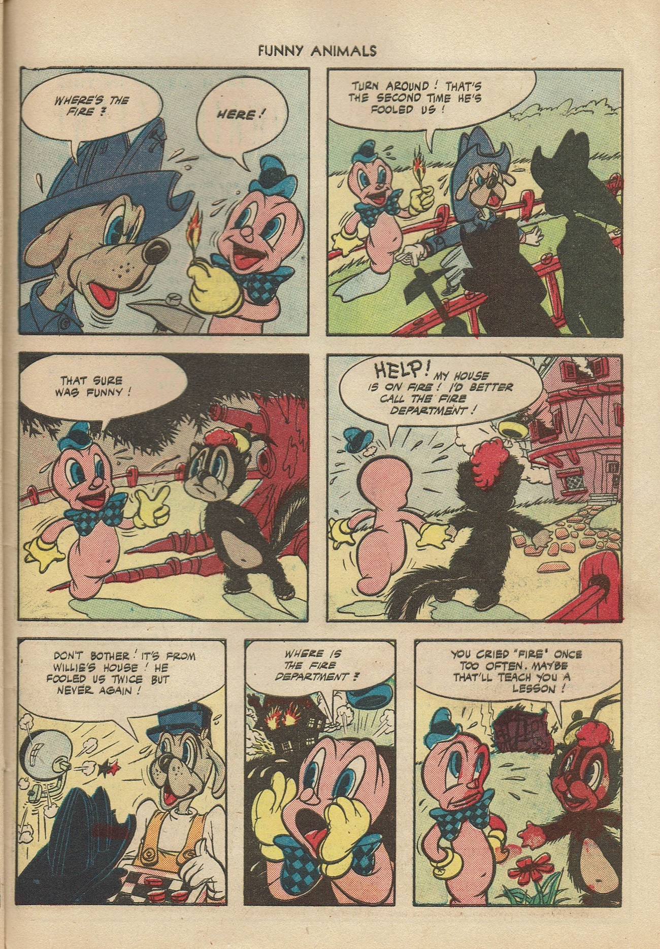 Read online Fawcett's Funny Animals comic -  Issue #39 - 41
