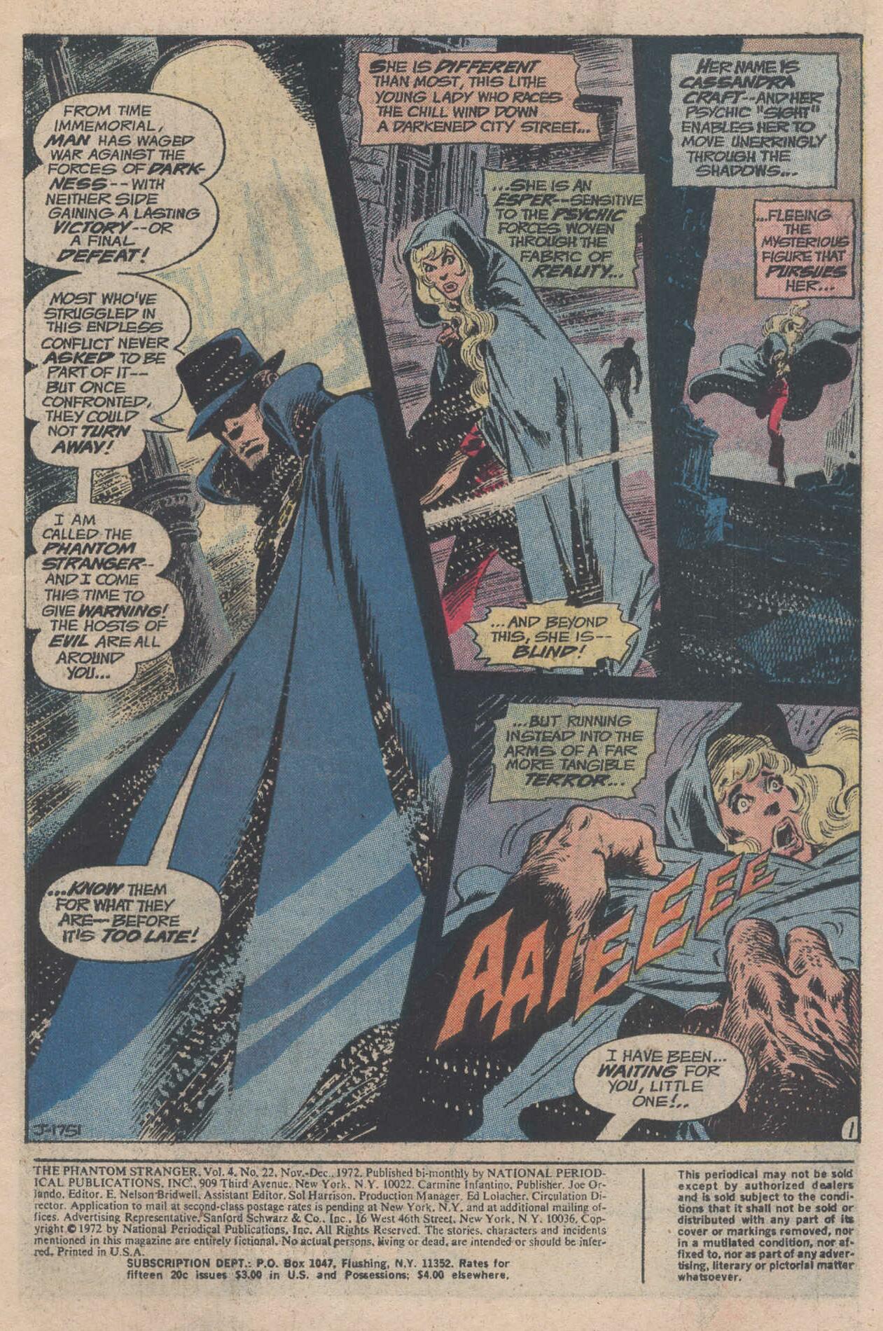 Read online The Phantom Stranger (1969) comic -  Issue #22 - 3