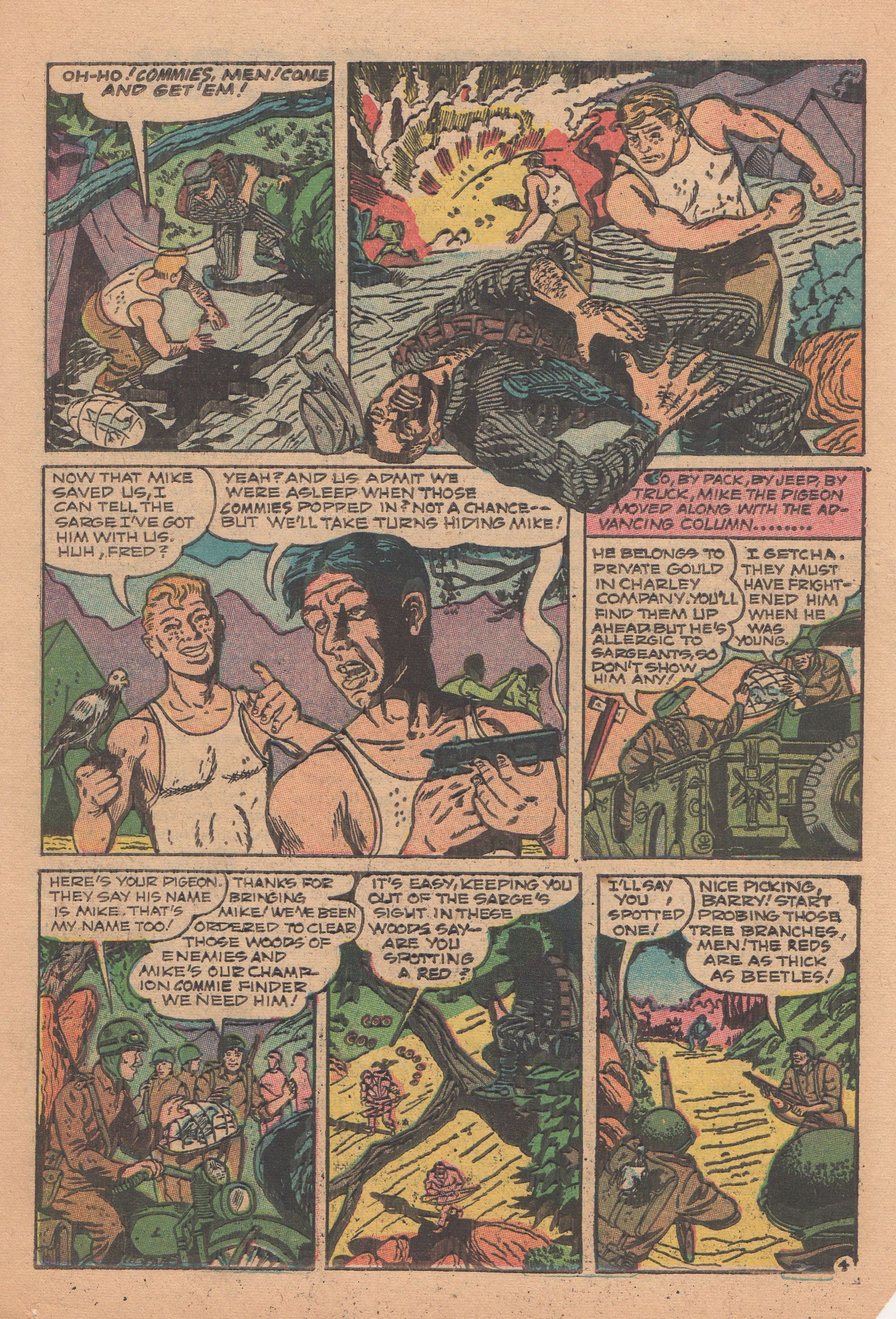 Read online Men in Action (1957) comic -  Issue #6 - 14