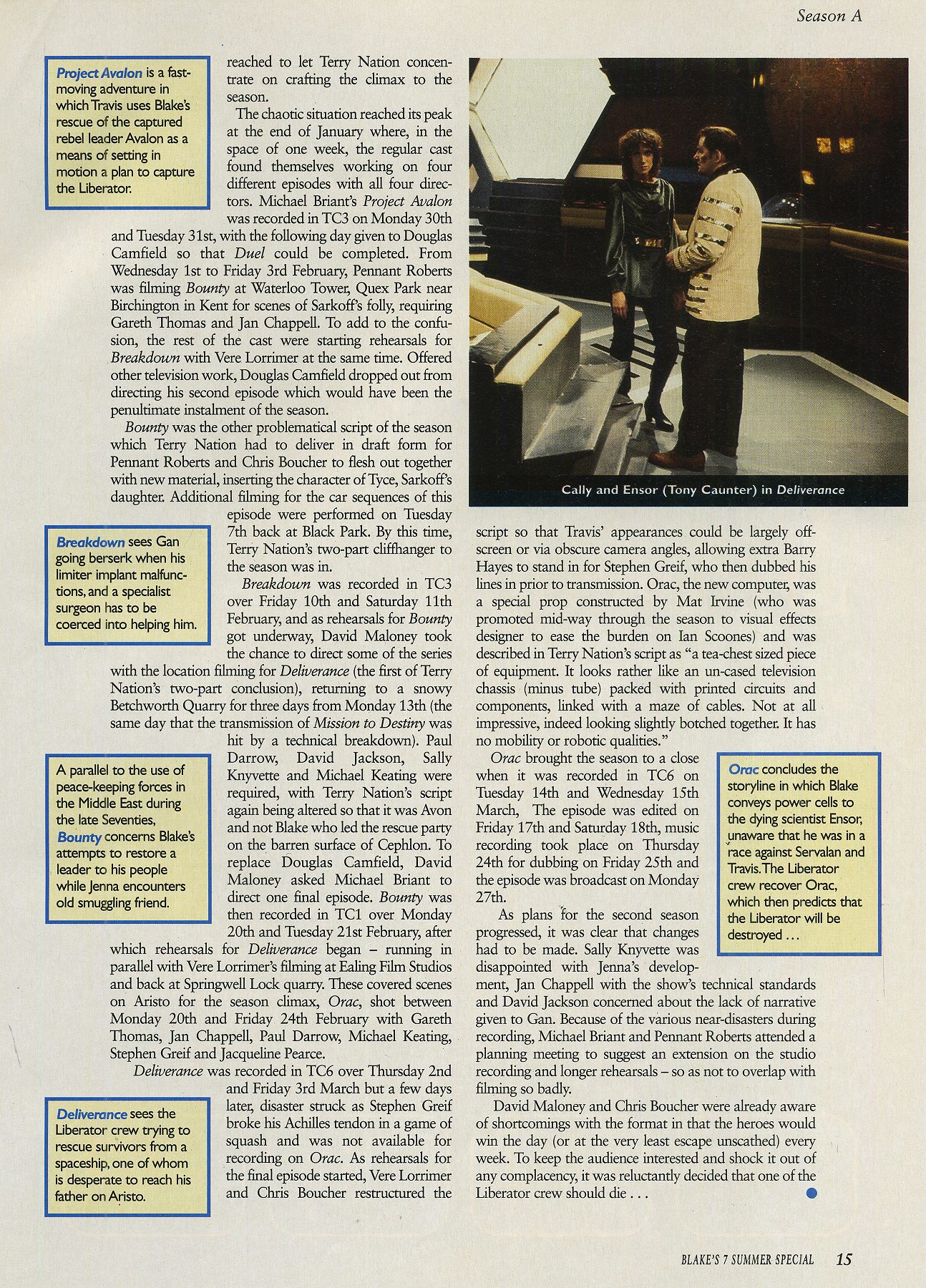 Read online Blake's 7 Special comic -  Issue #4 - 15
