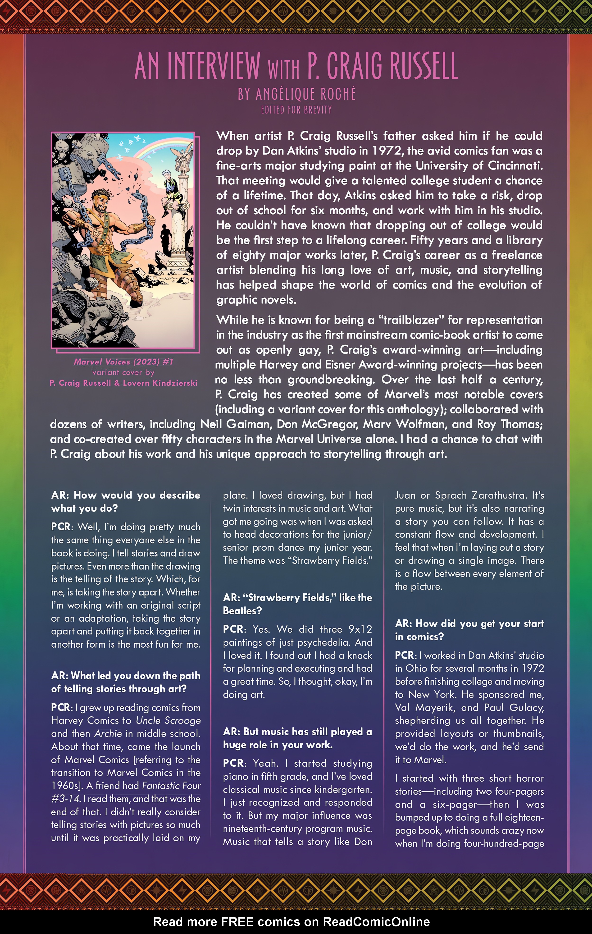 Read online Marvel's Voices: Pride (2023) comic -  Issue # TPB - 24