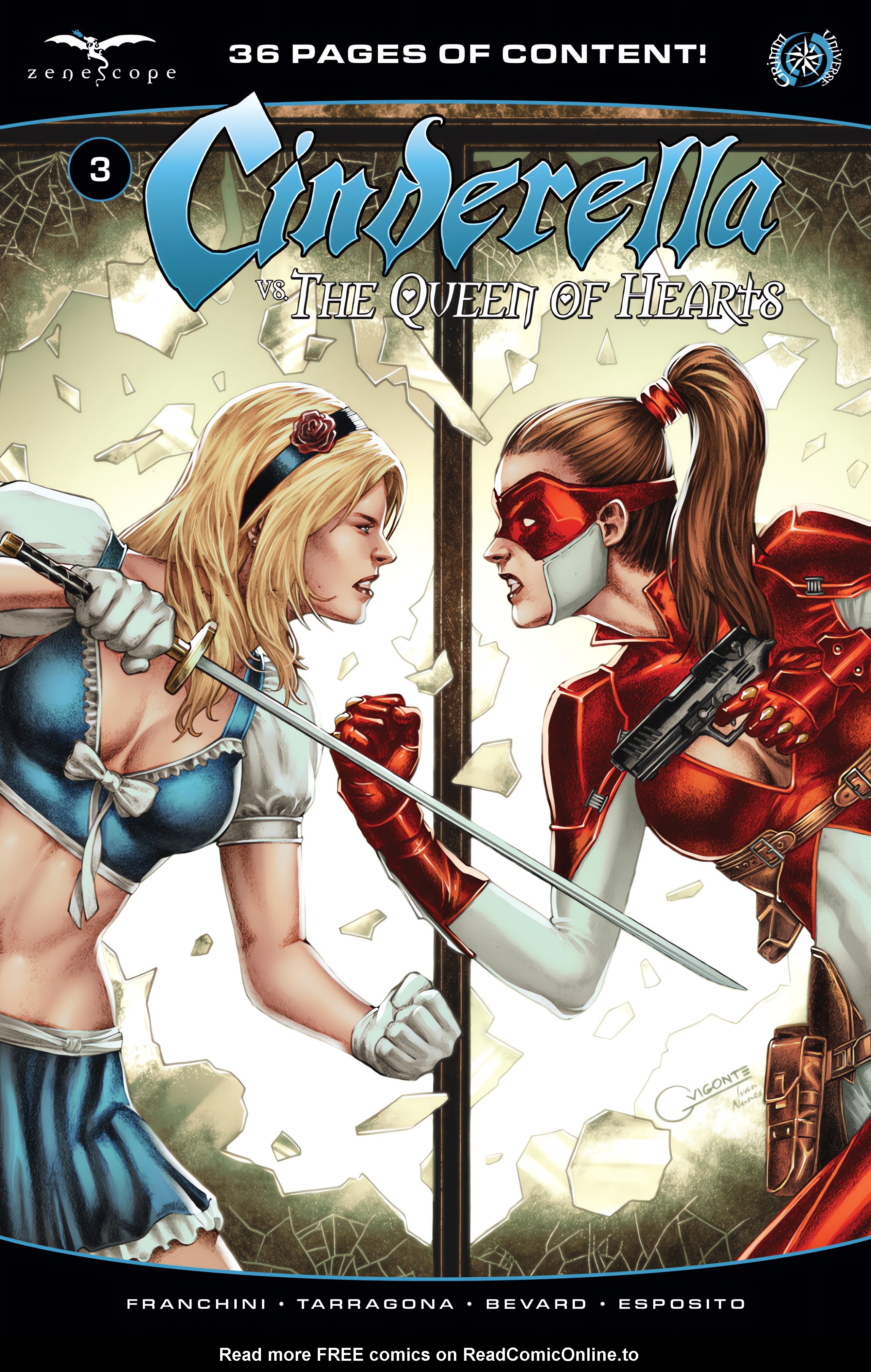 Read online Cinderella vs The Queen of Hearts comic -  Issue #3 - 1