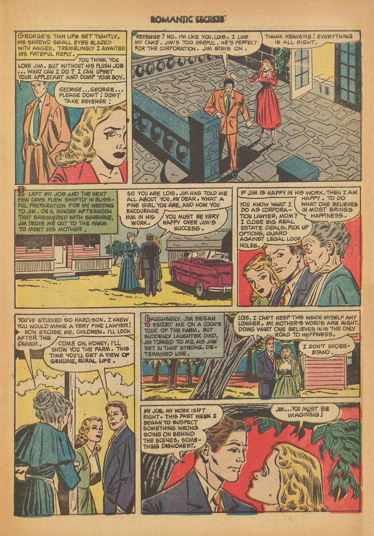 Read online Romantic Secrets comic -  Issue #35 - 19