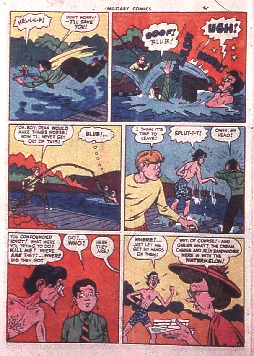 Read online Military Comics comic -  Issue #39 - 48
