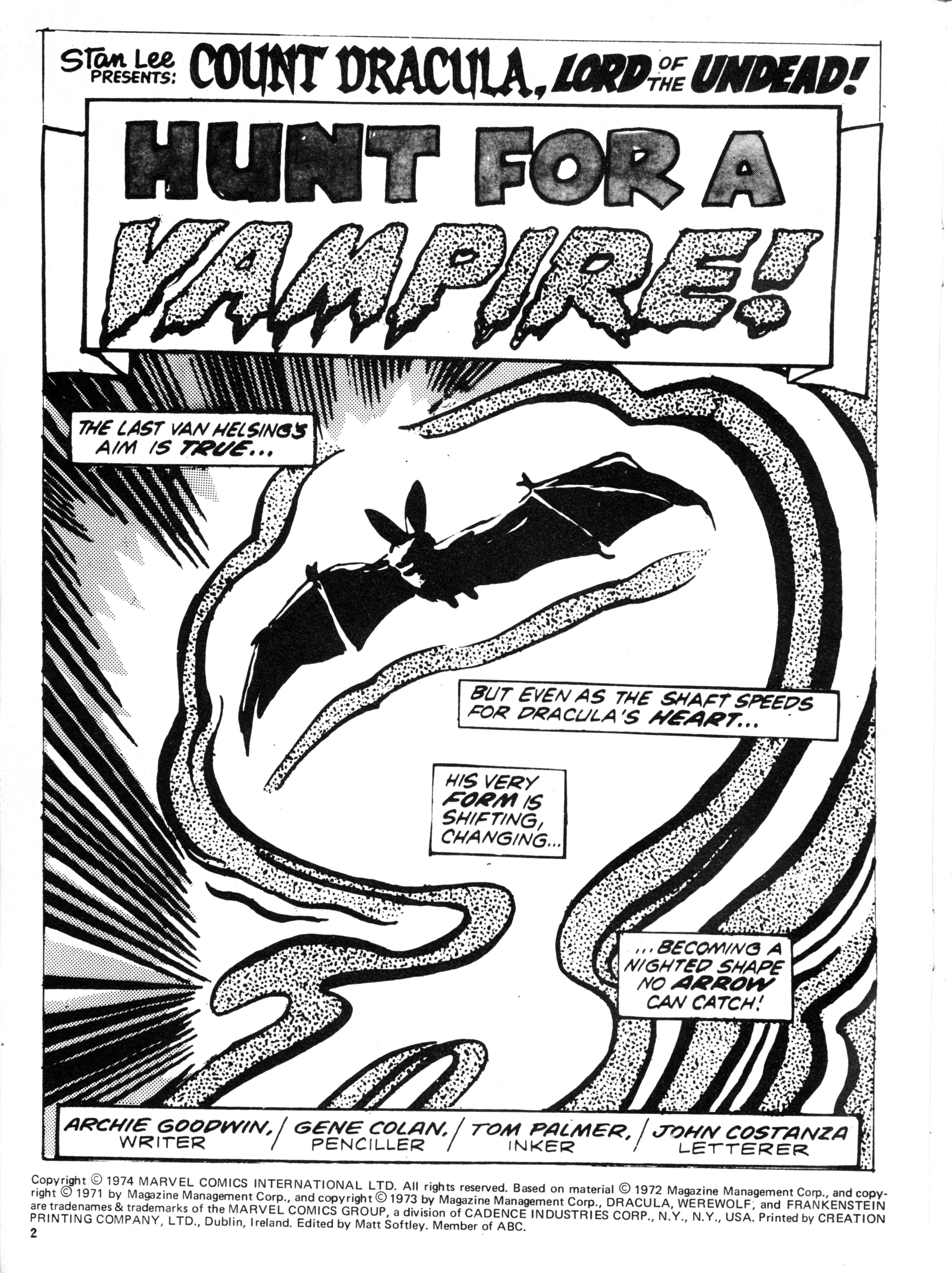 Read online Dracula Lives (1974) comic -  Issue #6 - 2
