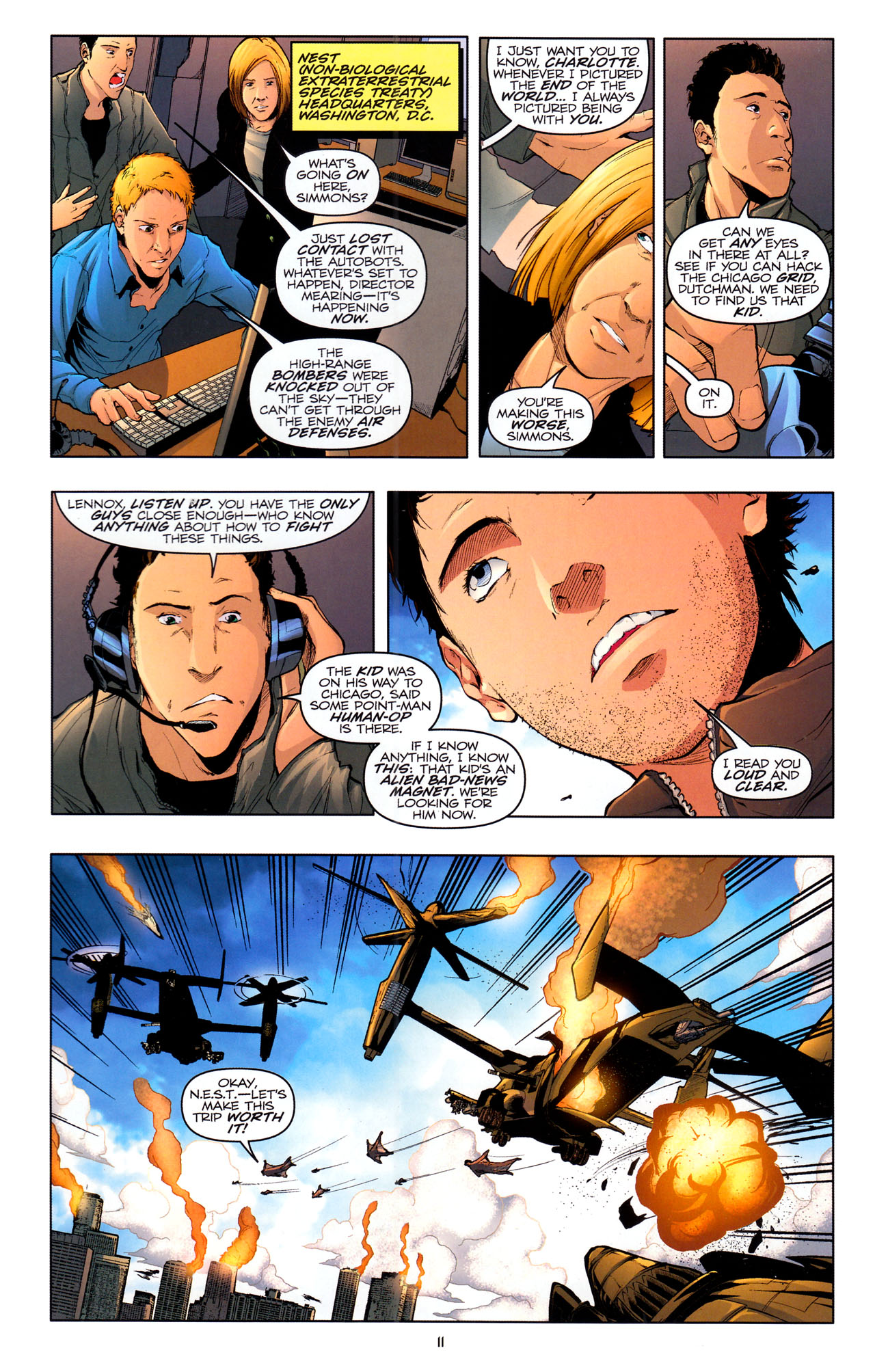 Read online Transformers: Dark of the Moon Movie Adaptation comic -  Issue #4 - 13