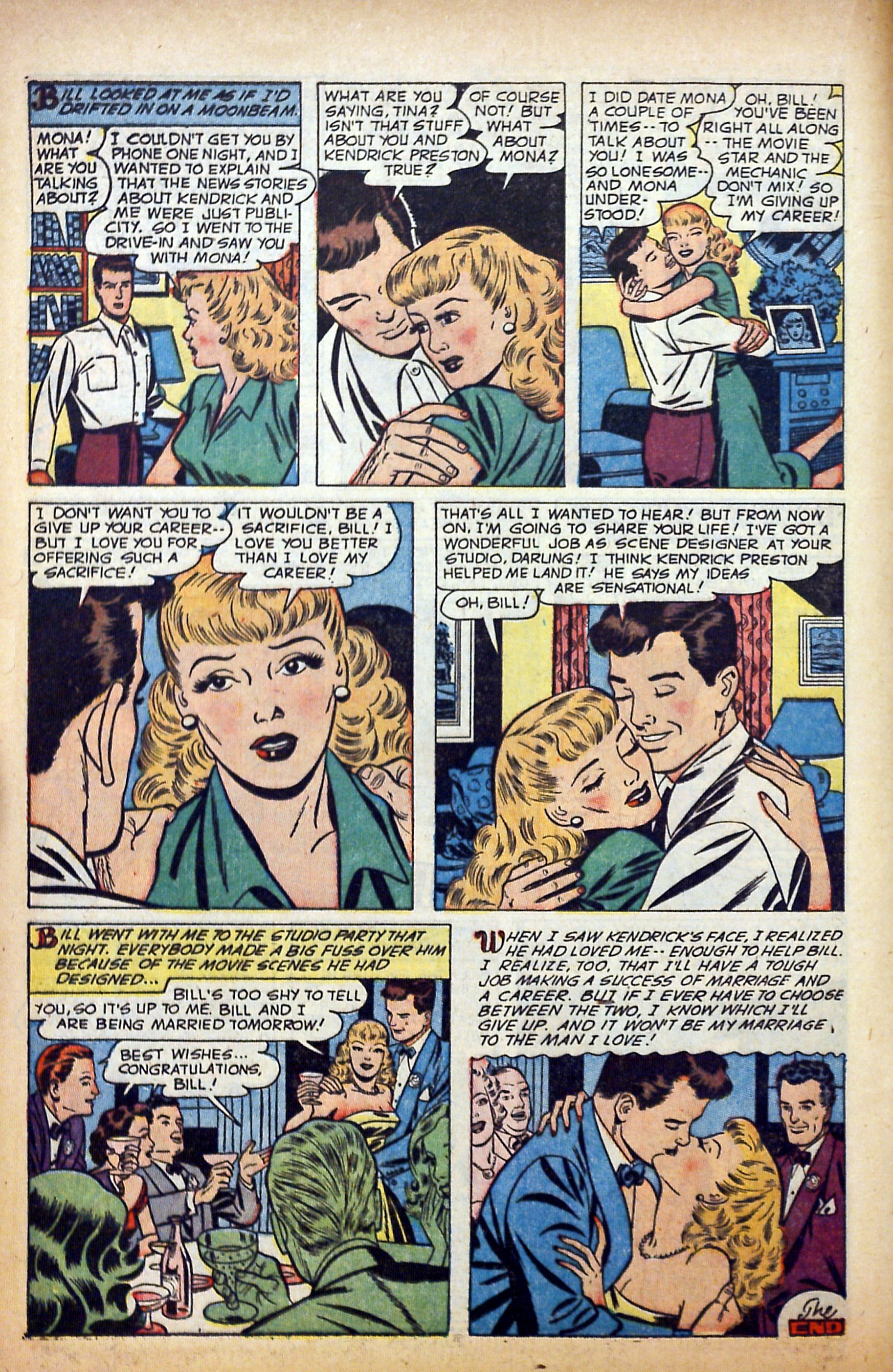 Read online Glamorous Romances comic -  Issue #77 - 16