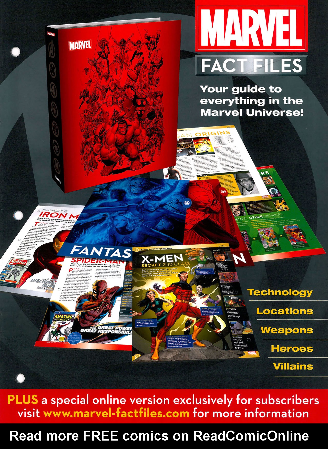 Read online Marvel Fact Files comic -  Issue #0 - 1