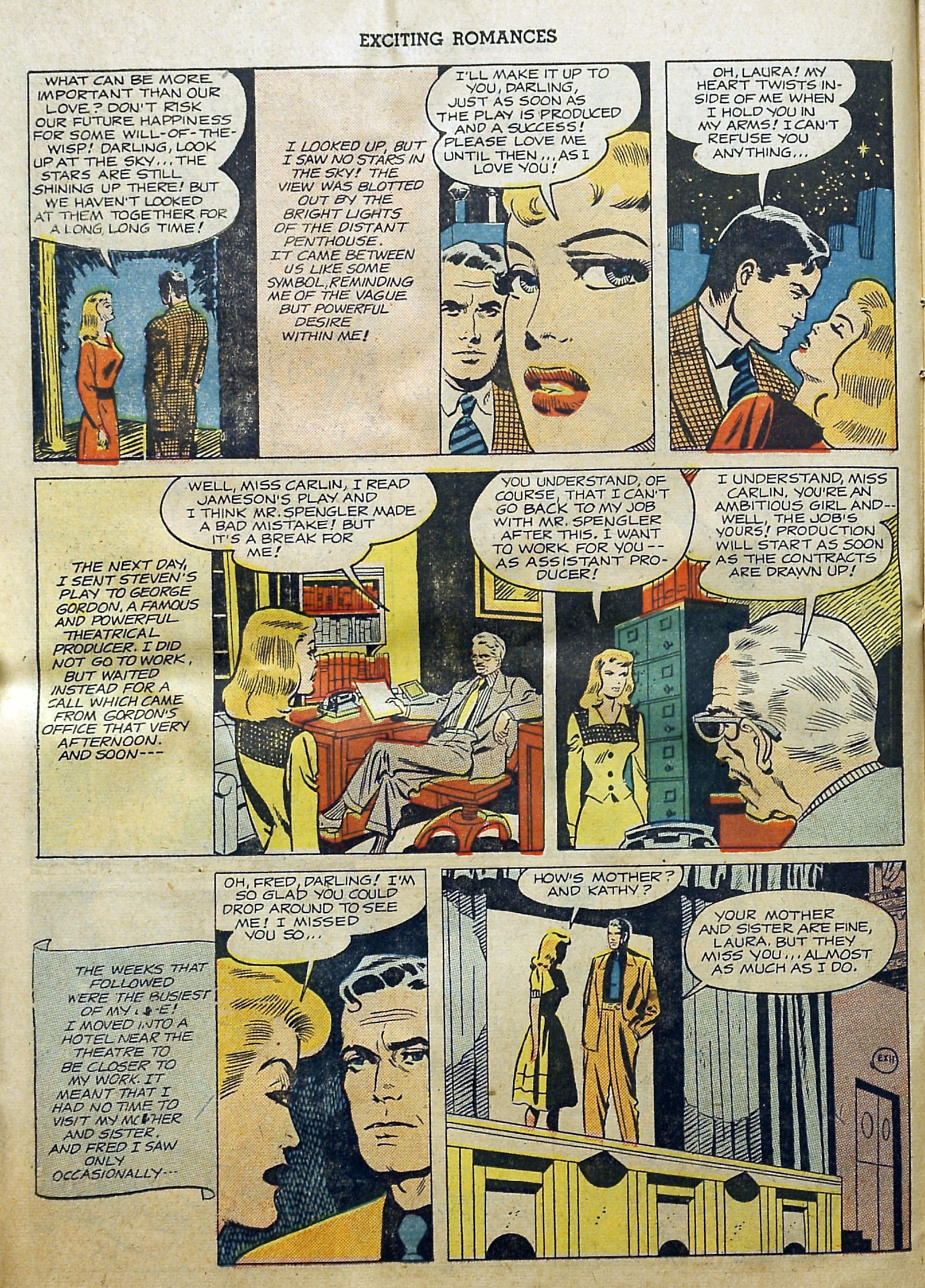 Read online Exciting Romances comic -  Issue #3 - 10