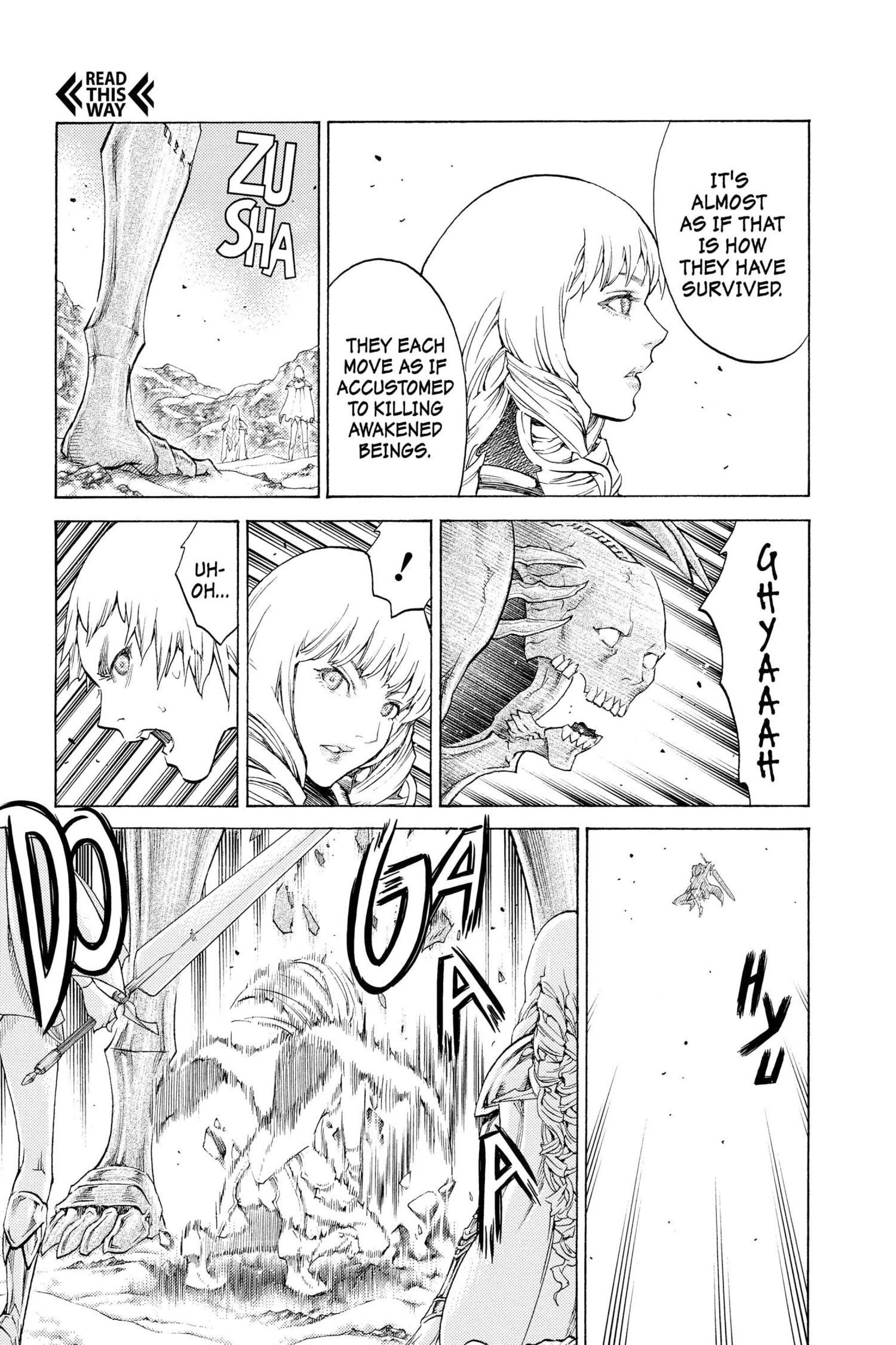 Read online Claymore comic -  Issue #20 - 124