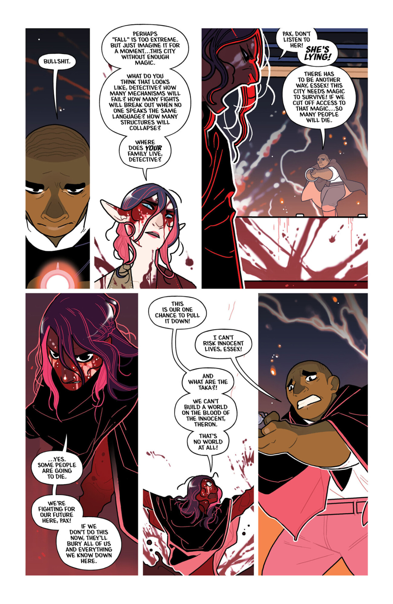 Read online Black Cloak comic -  Issue #6 - 27