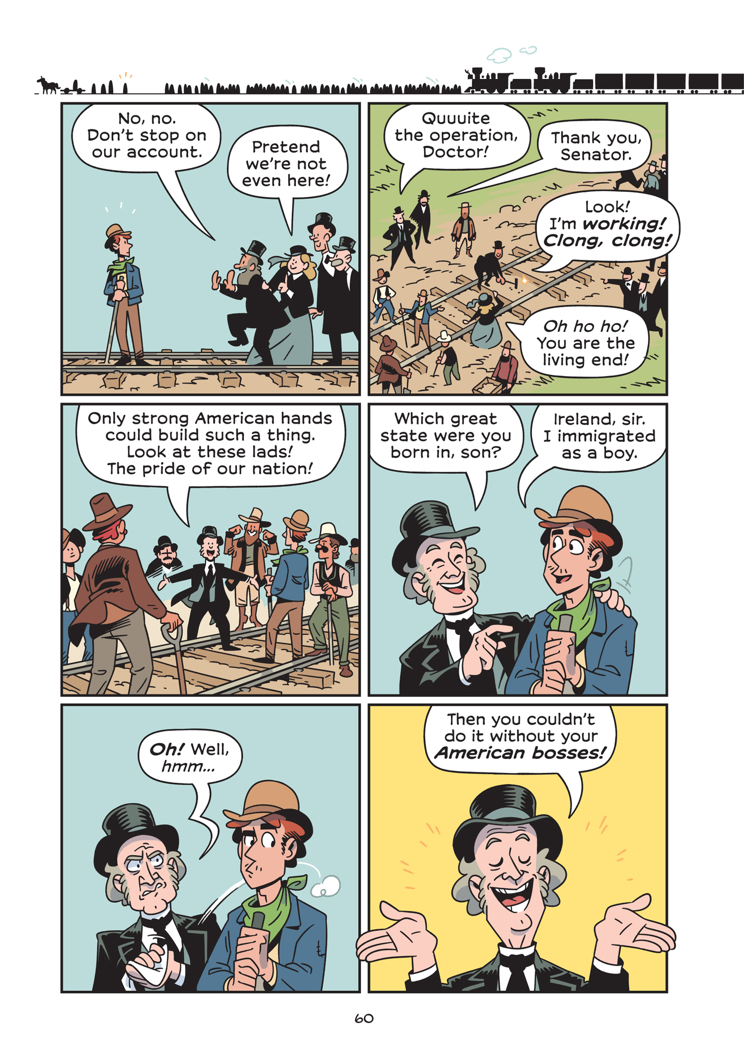 Read online History Comics comic -  Issue # The Transcontinental Railroad - 69