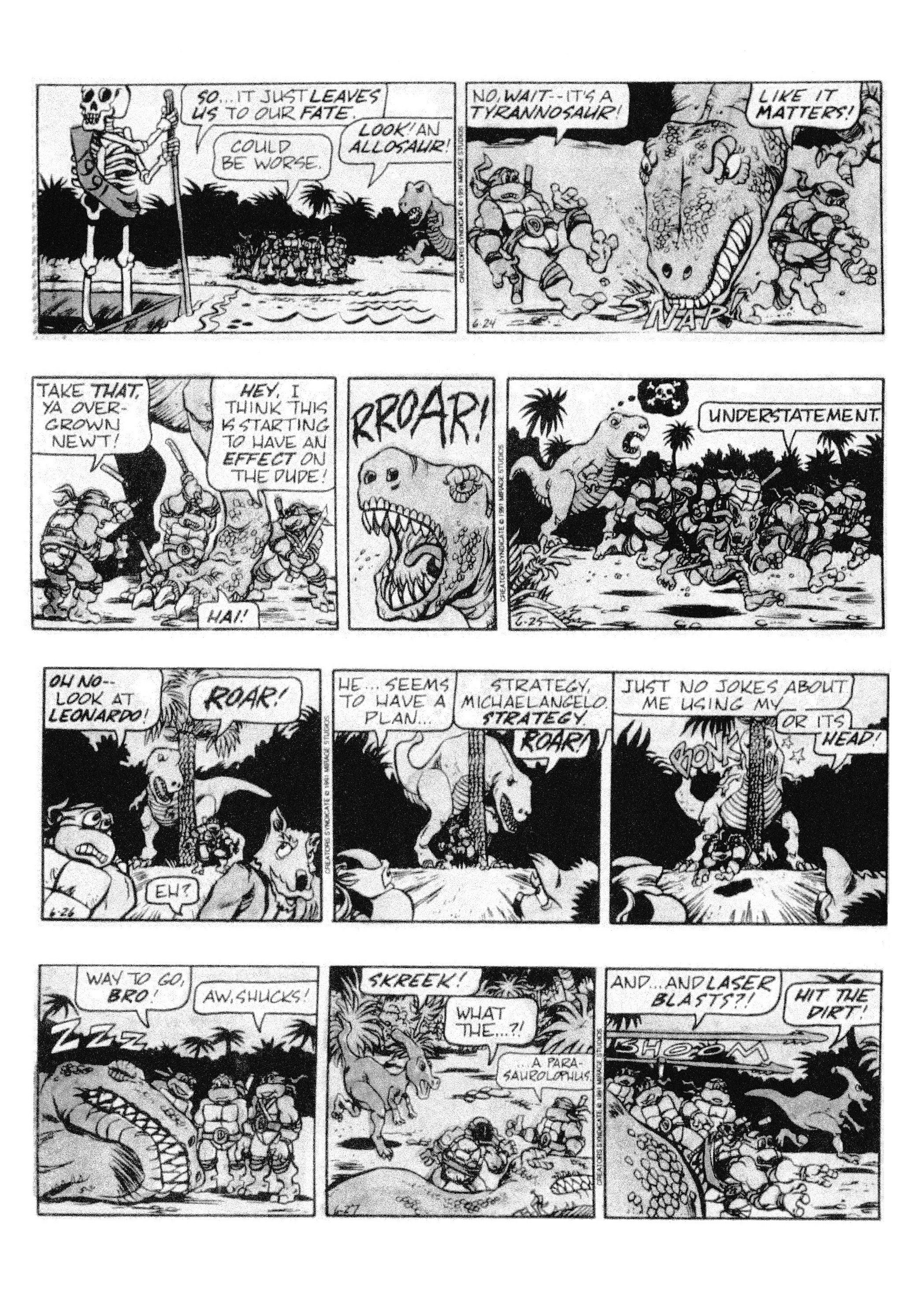 Read online Teenage Mutant Ninja Turtles: Complete Newspaper Daily Comic Strip Collection comic -  Issue # TPB 2 (Part 1) - 48