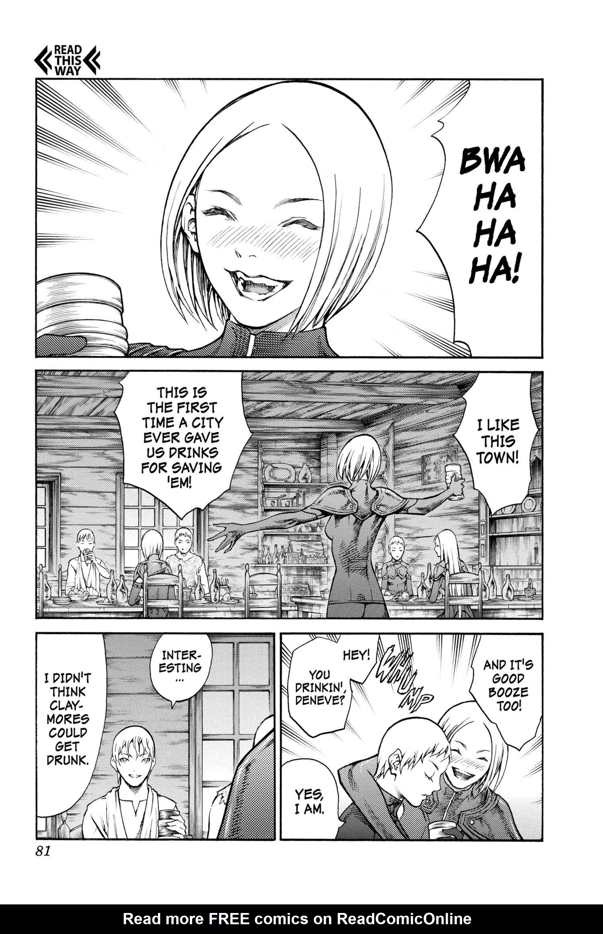 Read online Claymore comic -  Issue #15 - 71