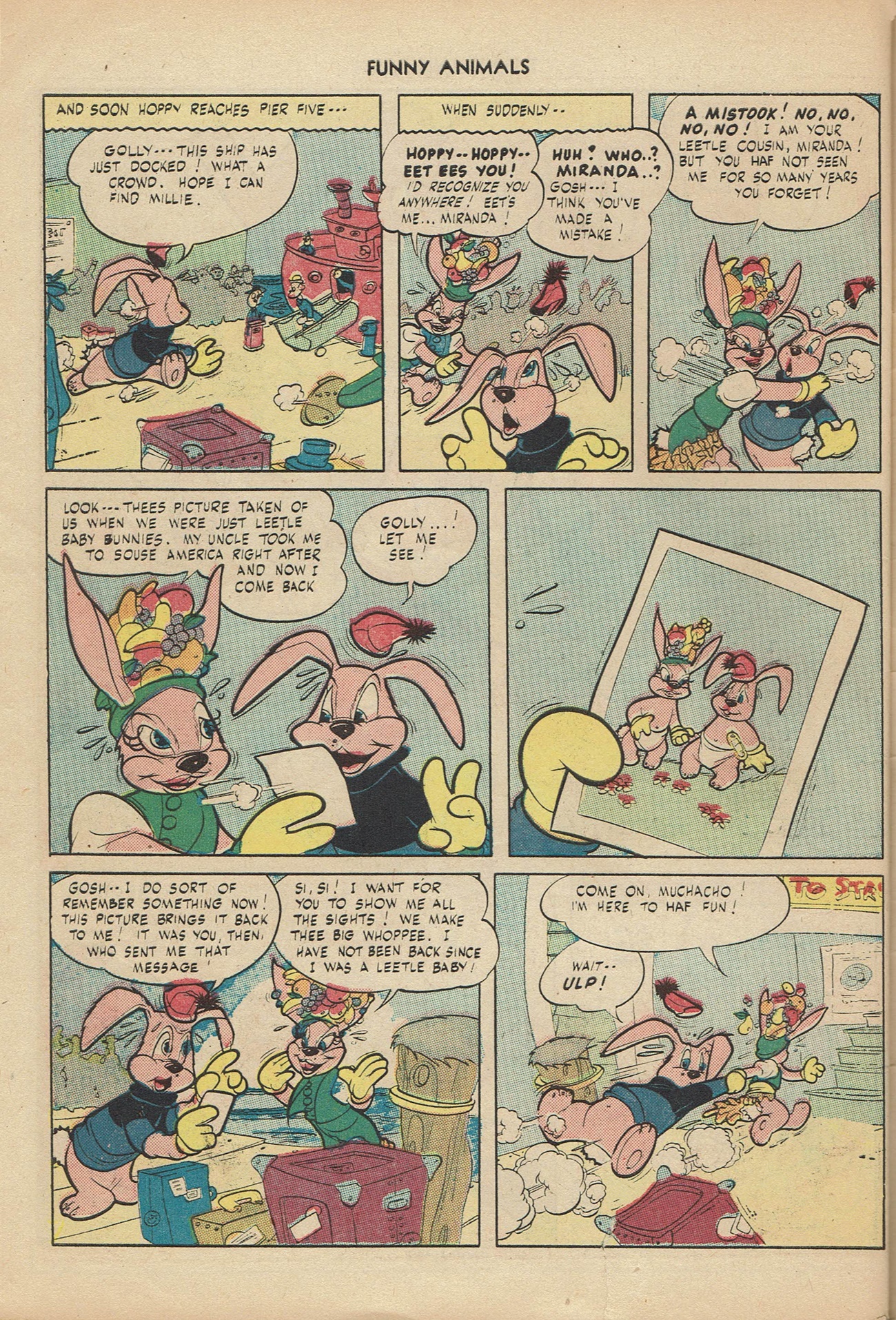 Read online Fawcett's Funny Animals comic -  Issue #39 - 44