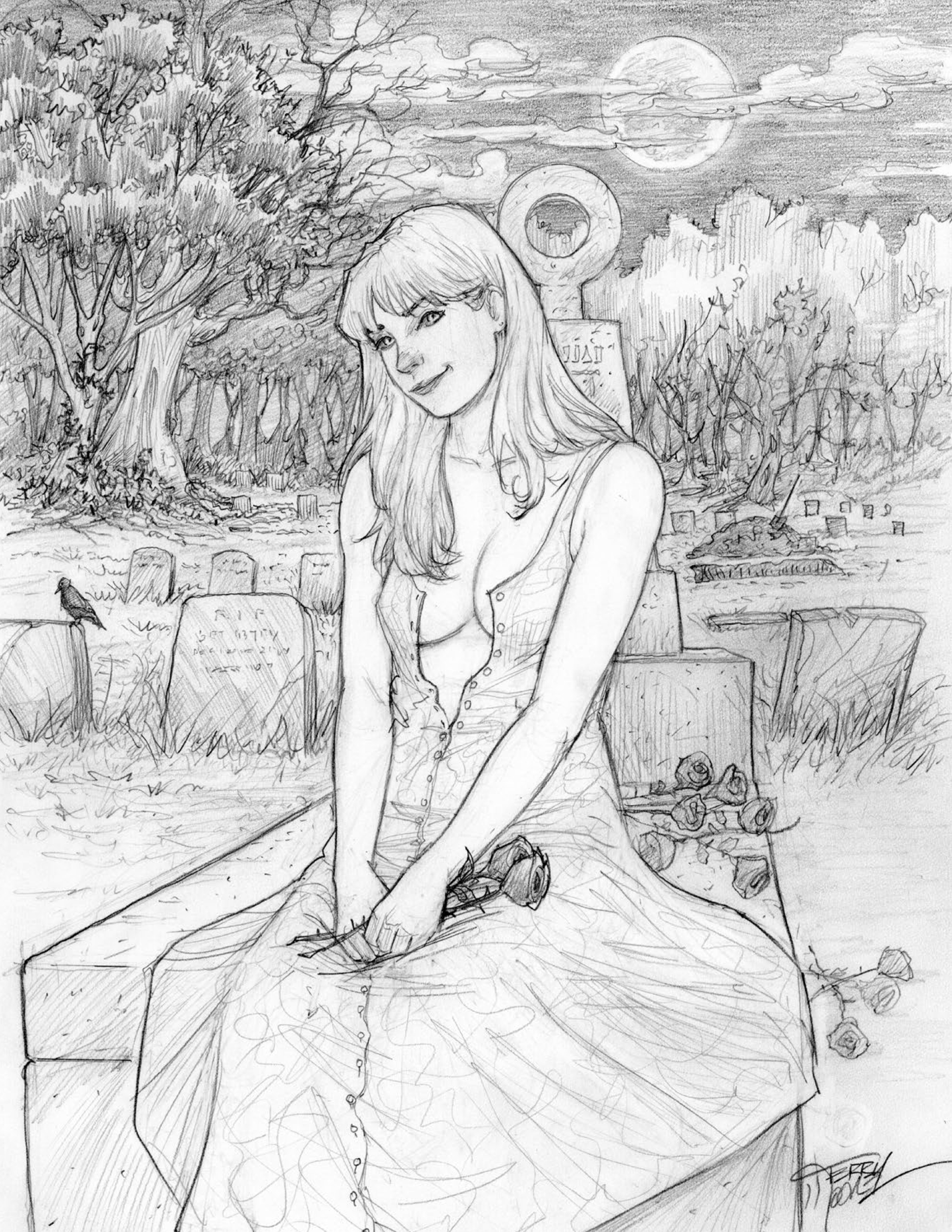 Read online Terry Moore after dark… comic -  Issue # TPB - 29