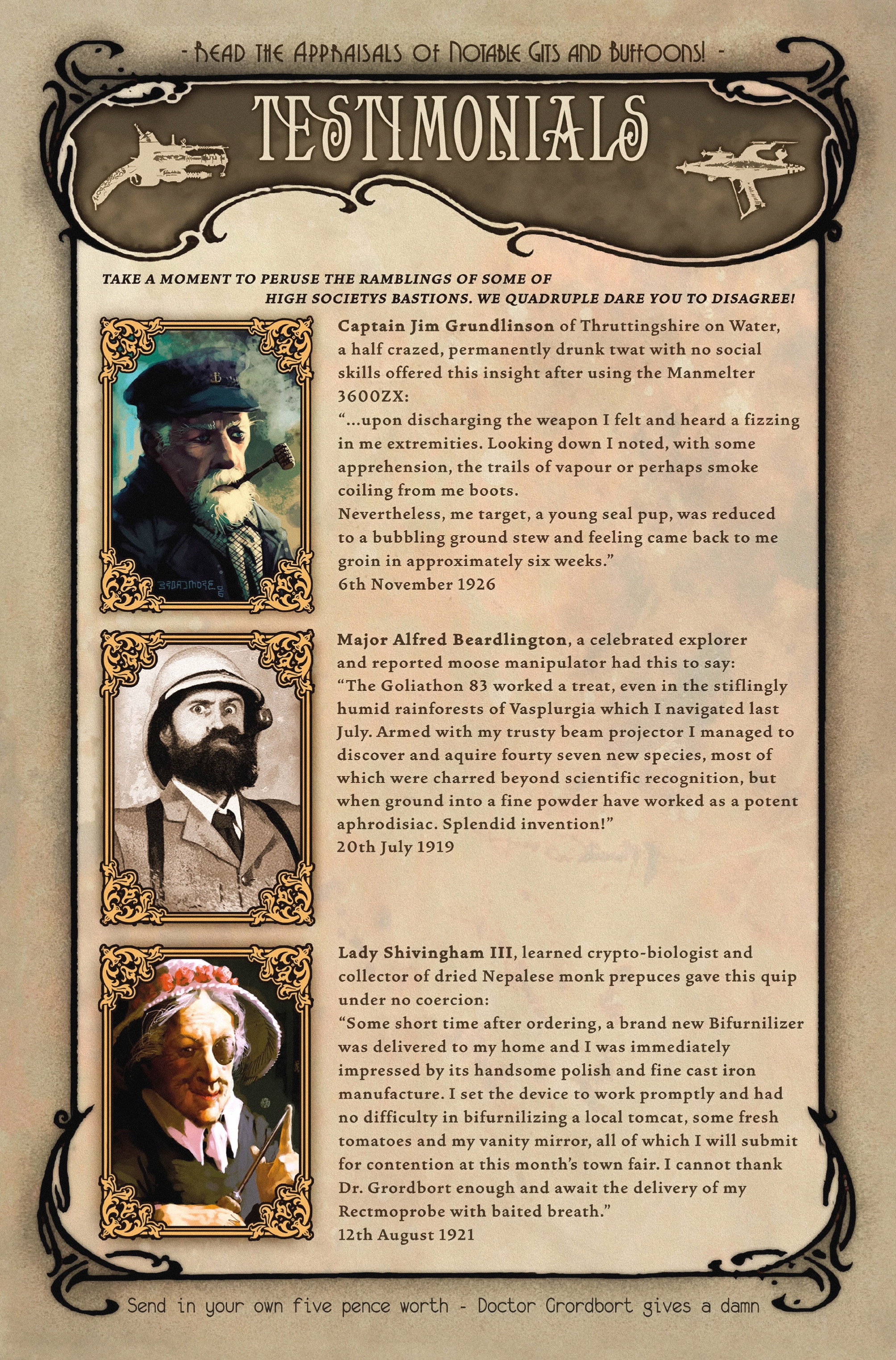 Read online Dr. Grordbort Onslaught comic -  Issue # TPB - 46