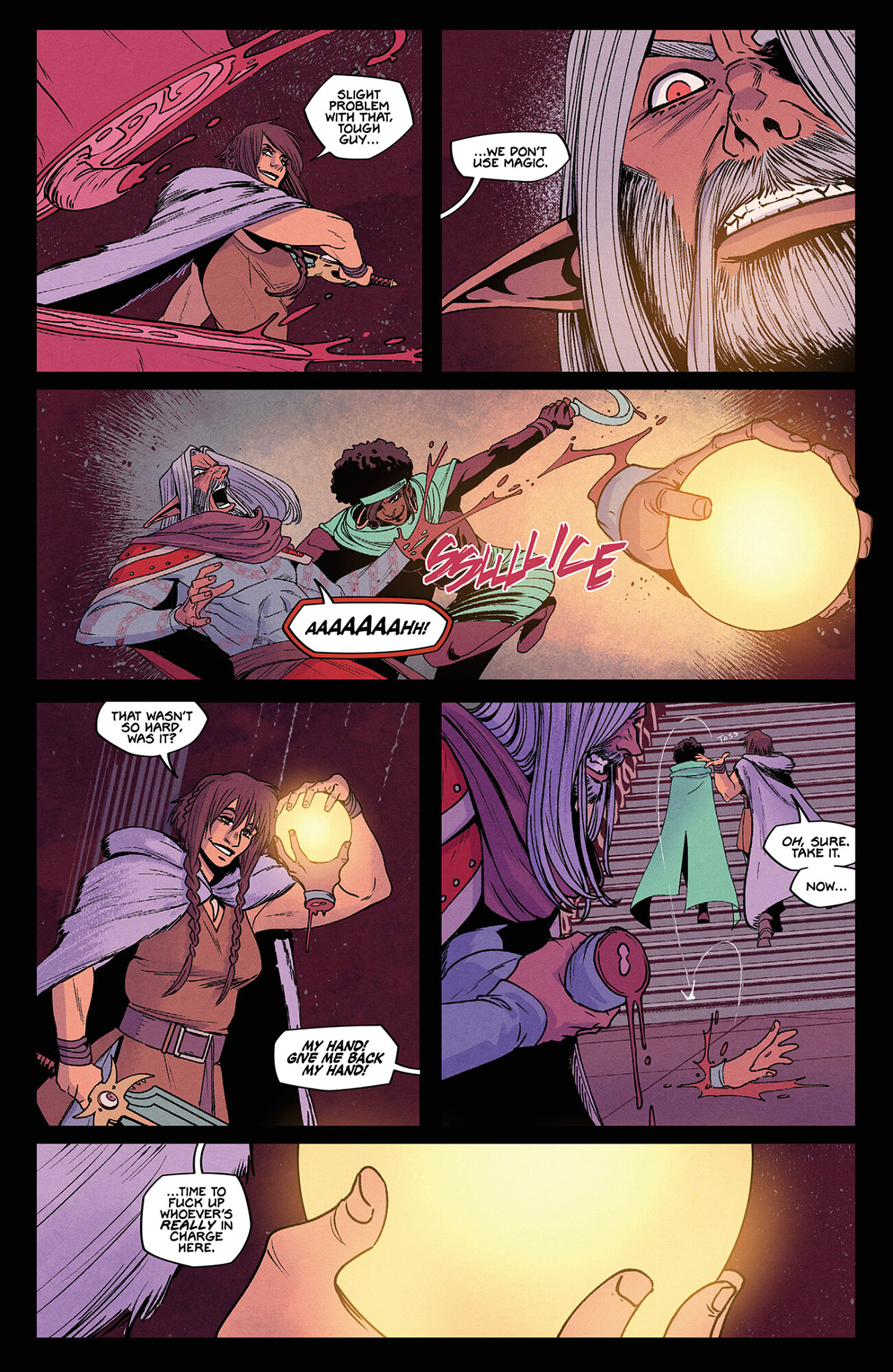 Read online Queen of Swords: A Barbaric Story comic -  Issue #3 - 26