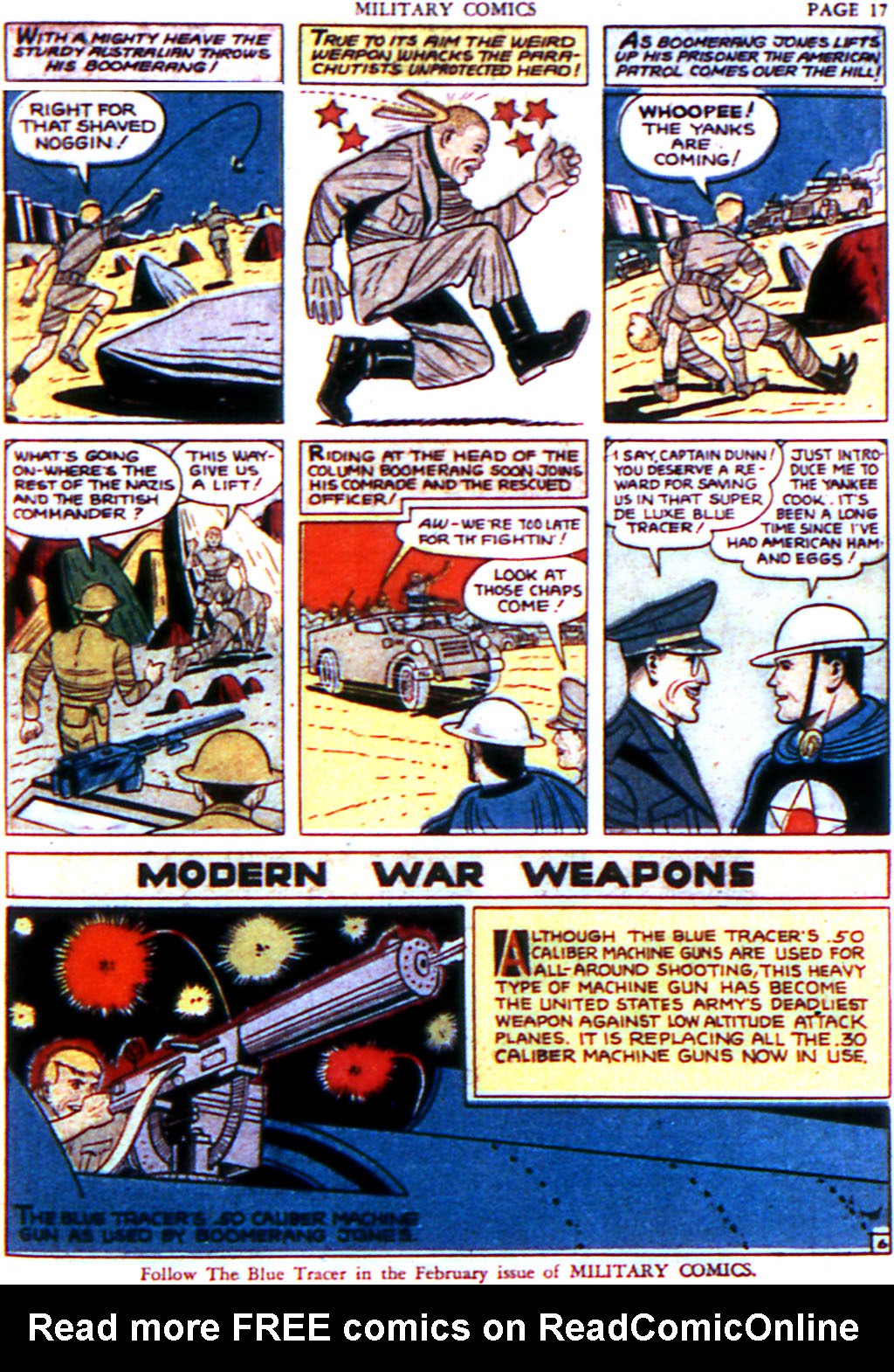 Read online Military Comics comic -  Issue #6 - 19