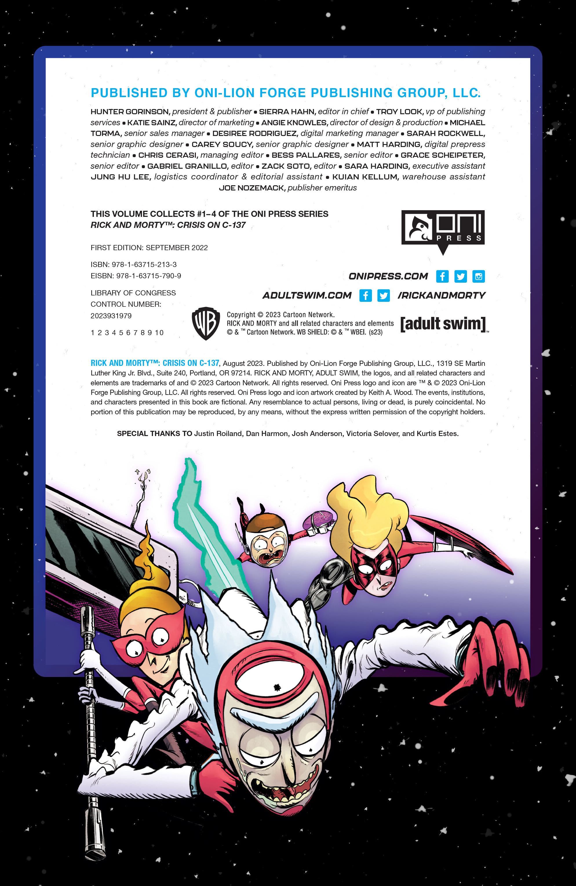 Read online Rick and Morty: Crisis on C-137 comic -  Issue # TPB - 4