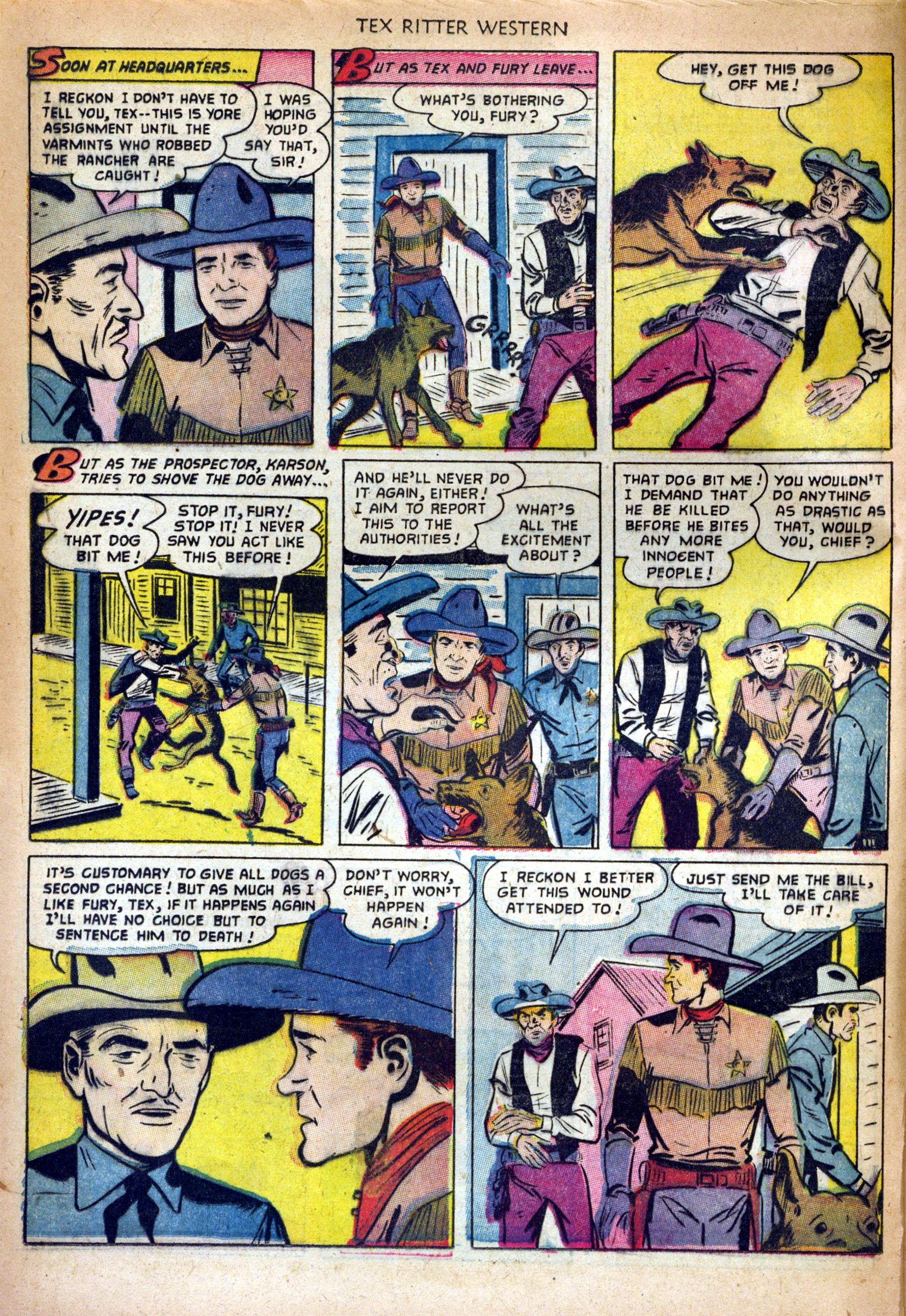 Read online Tex Ritter Western comic -  Issue #14 - 6