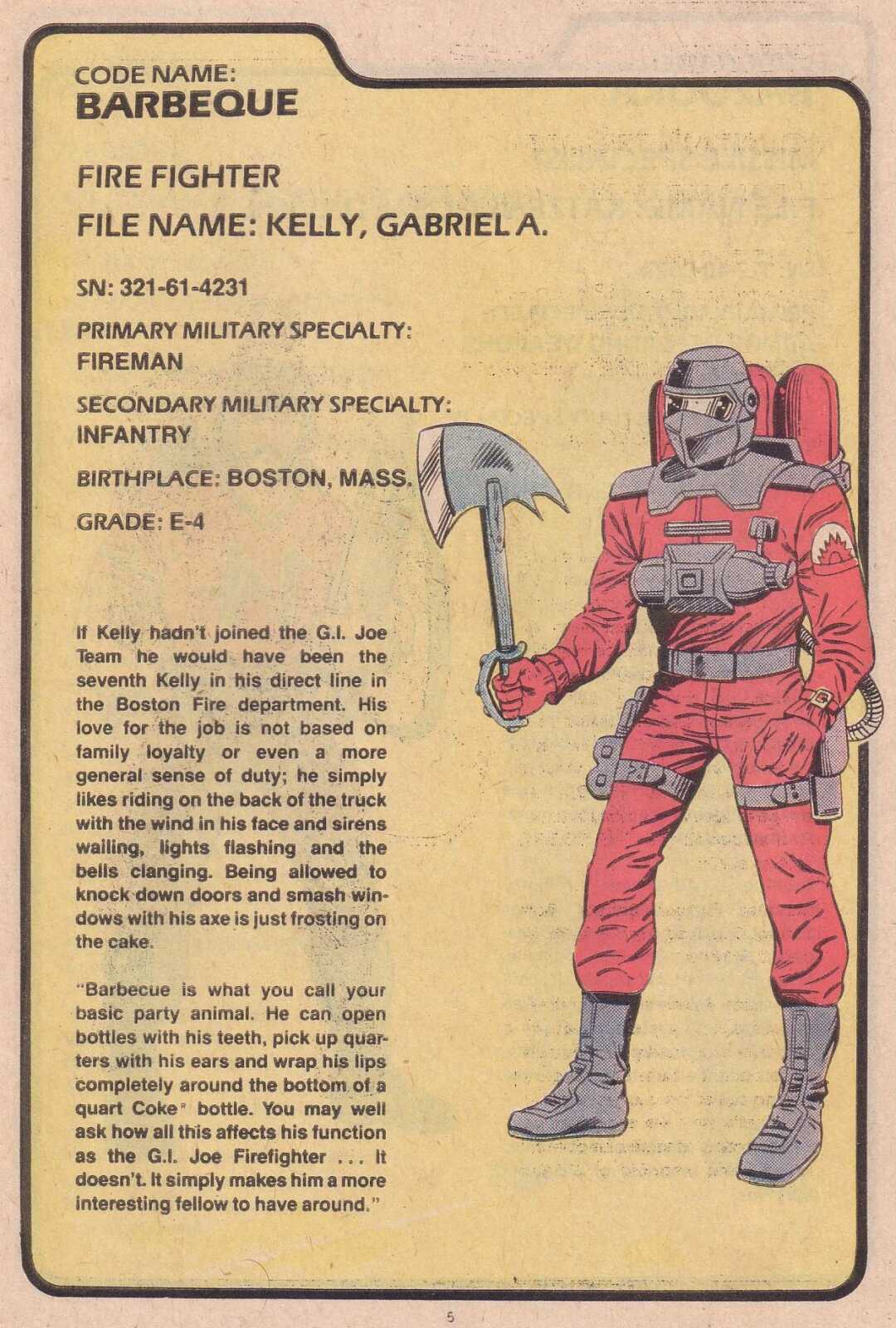 Read online The G.I. Joe Order of Battle comic -  Issue #1 - 7