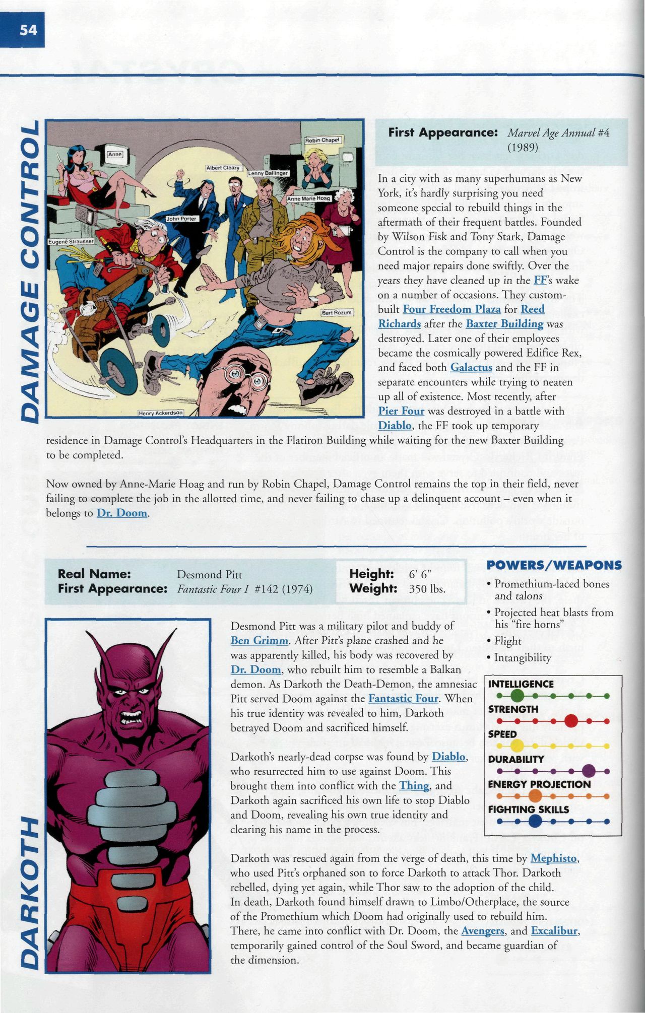 Read online Marvel Encyclopedia comic -  Issue # TPB 6 - 57