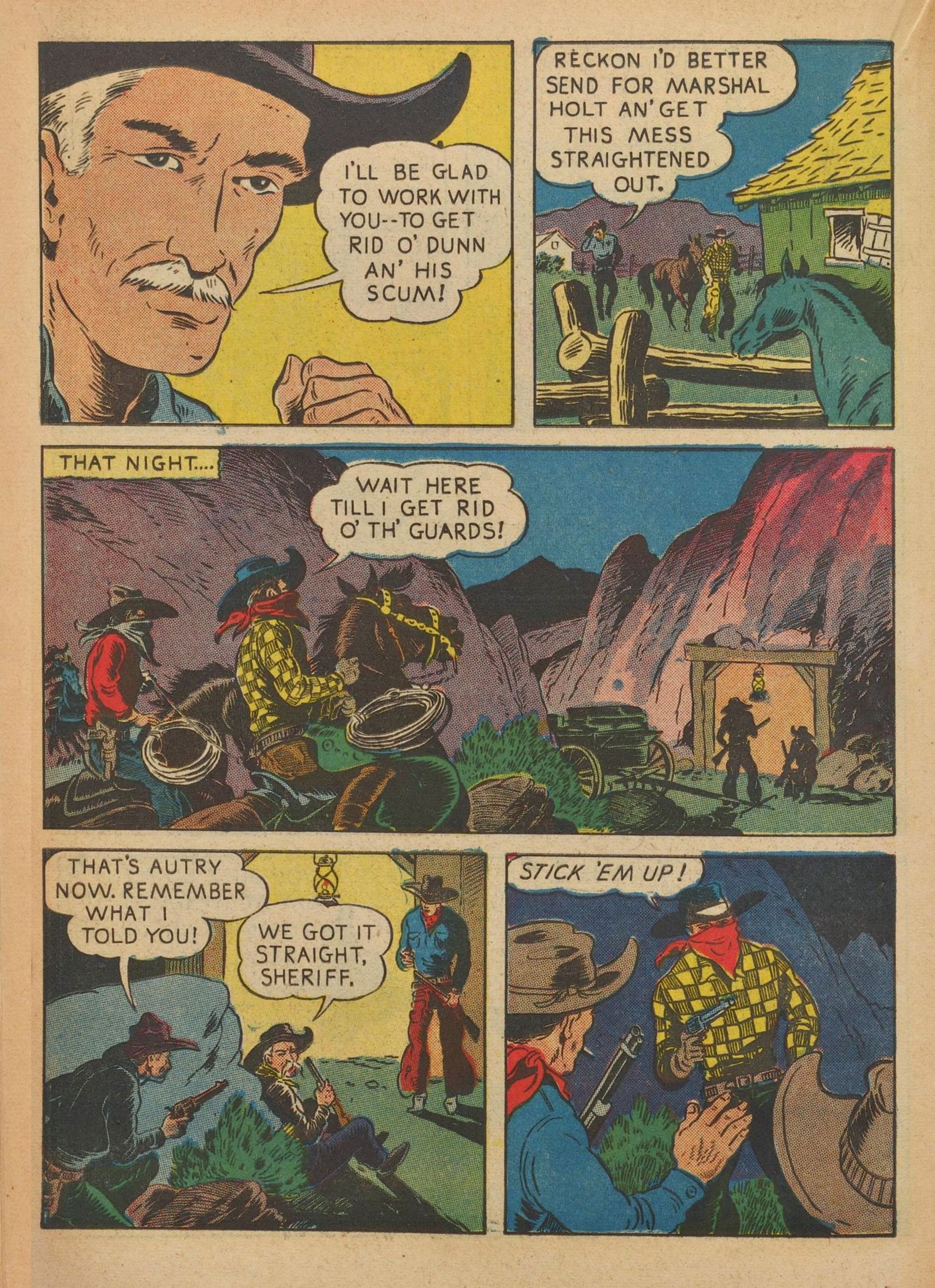 Read online Gene Autry Comics comic -  Issue #8 - 34