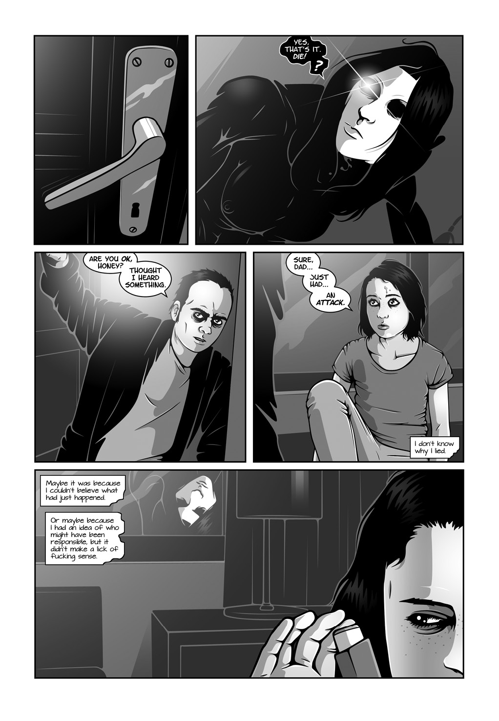 Read online Hollow Girl comic -  Issue #9 - 34